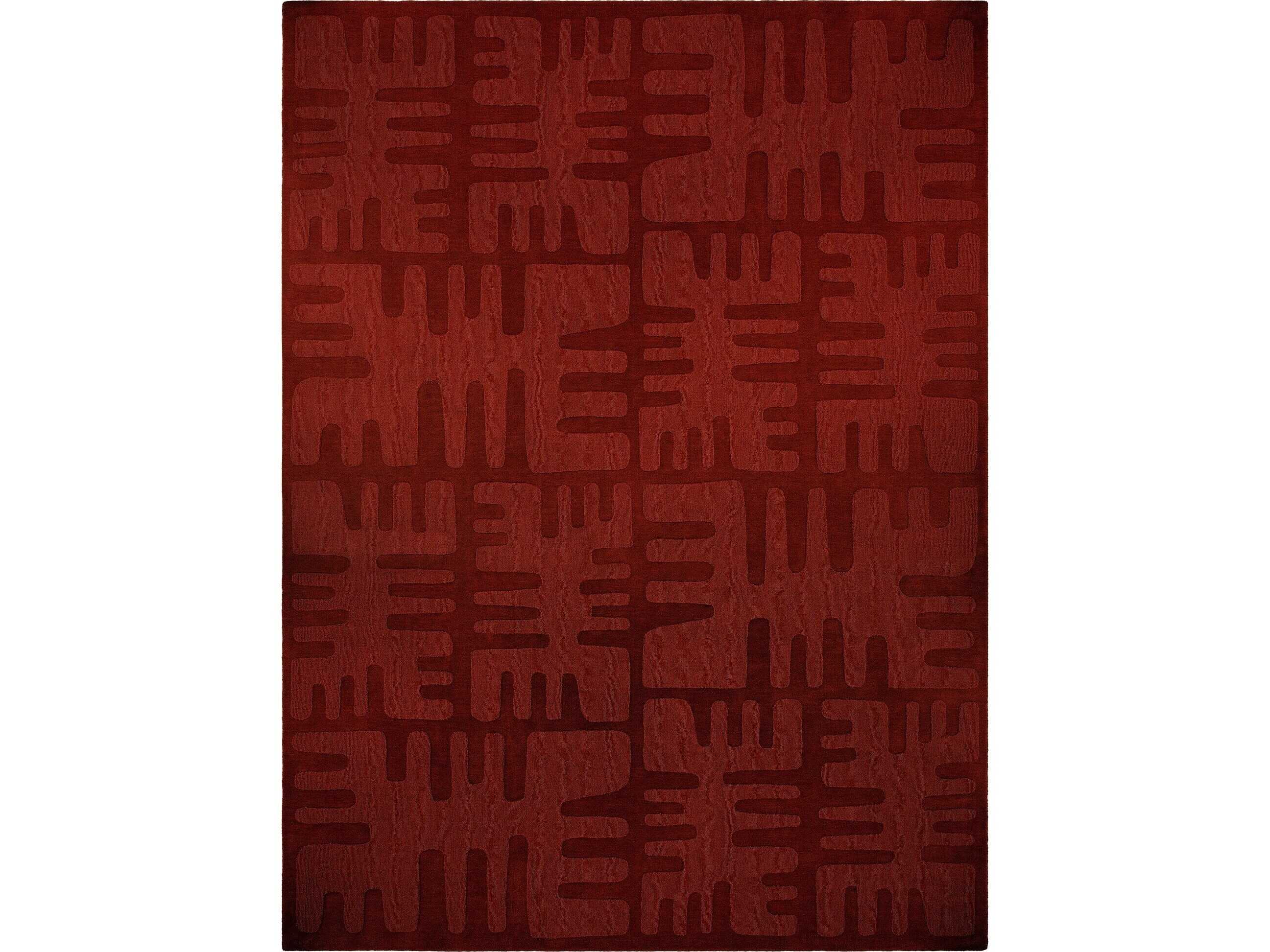 Global Views Duafe Rust Abstract Area Rug