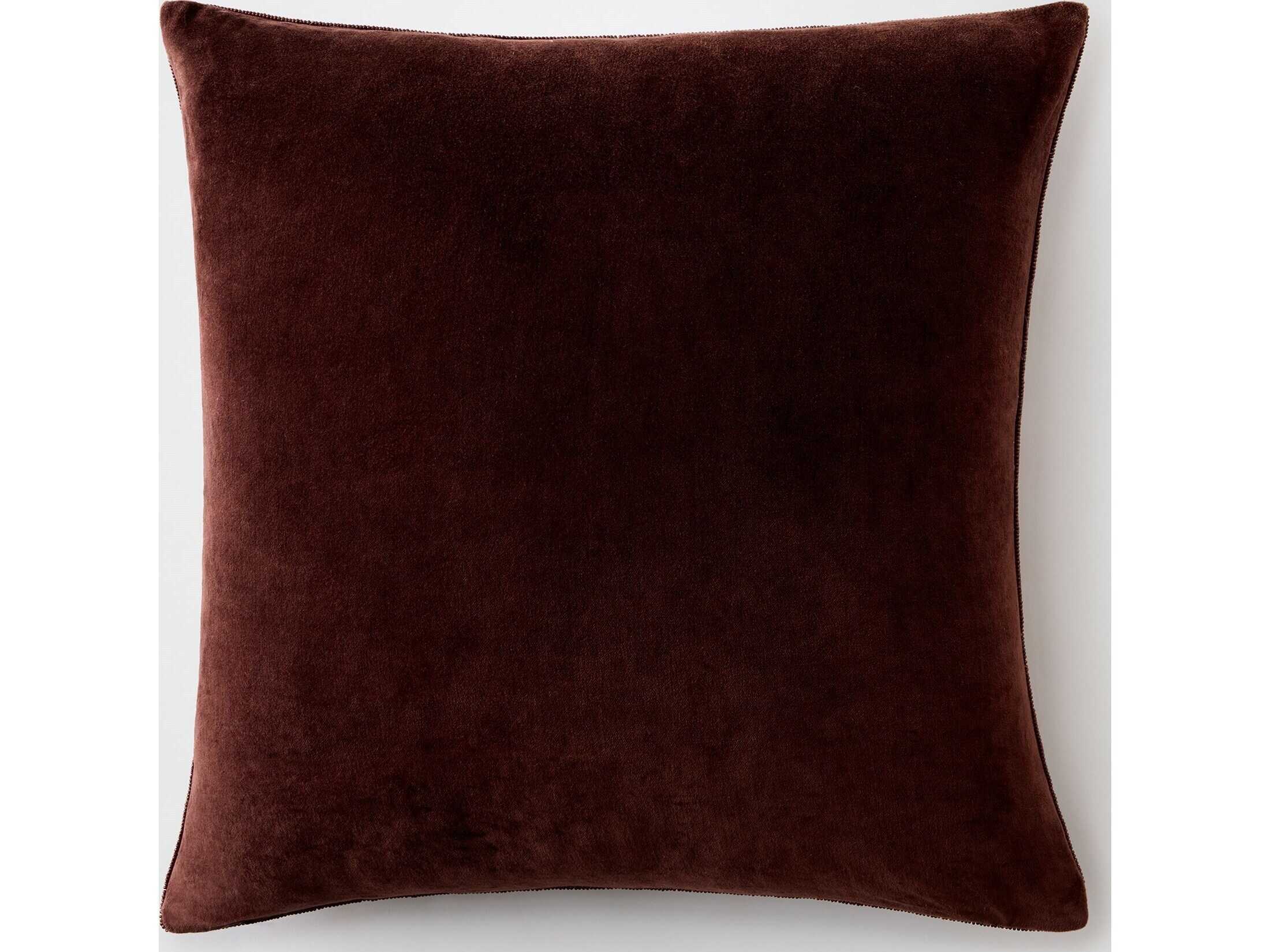 Global Views Carthago Beaded Pillow-Key-Rust