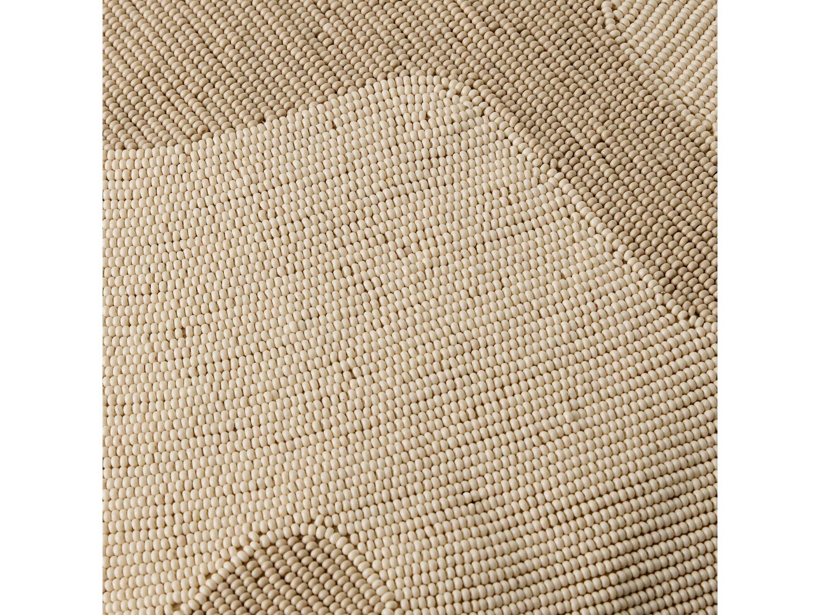 Global Views Carthago Beaded Pillow-Key-Sand