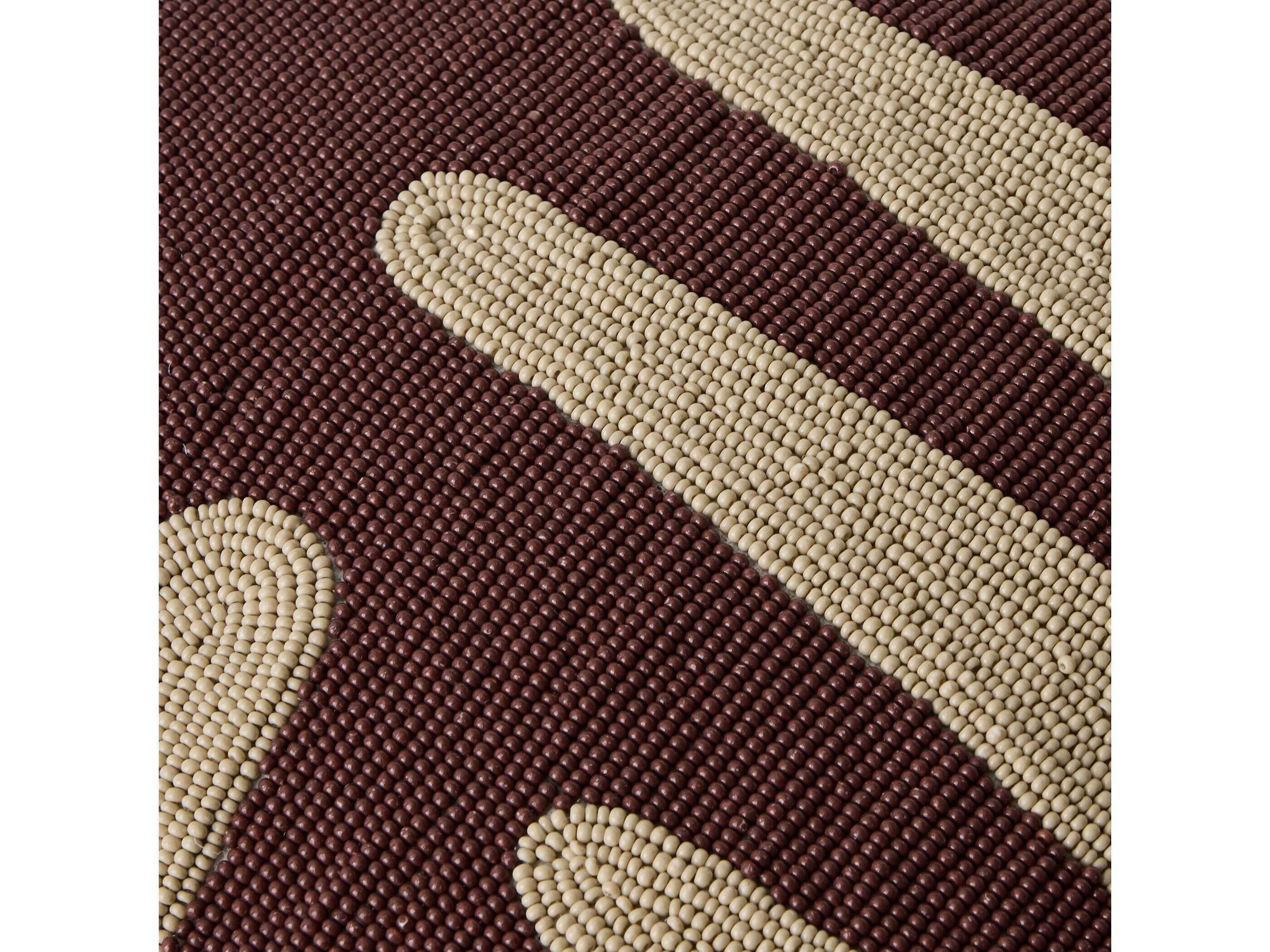 Global Views Carthago Beaded Pillow-Pass-Cinnabar