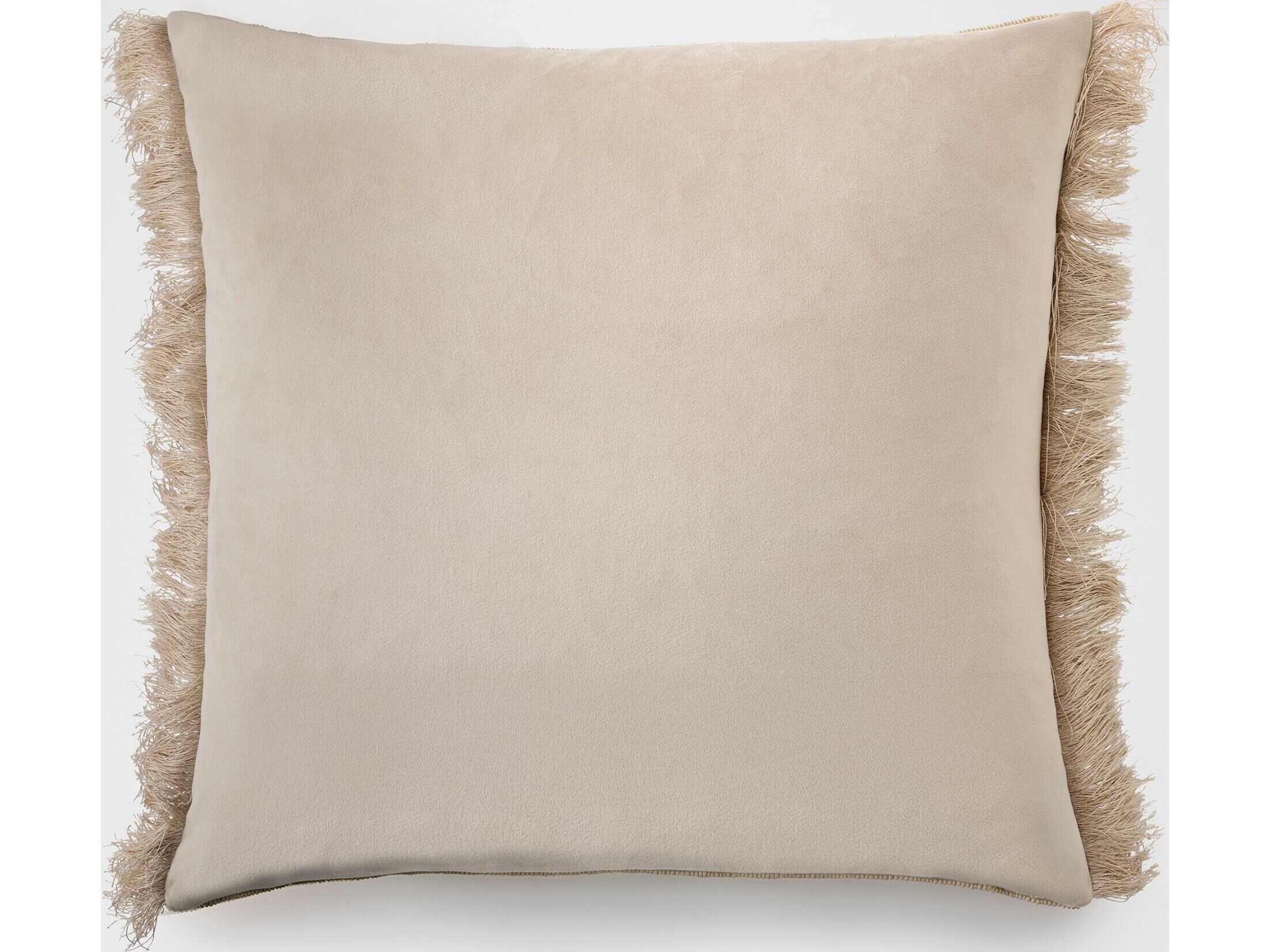 Global Views Duafe Beaded Pillow-Sand