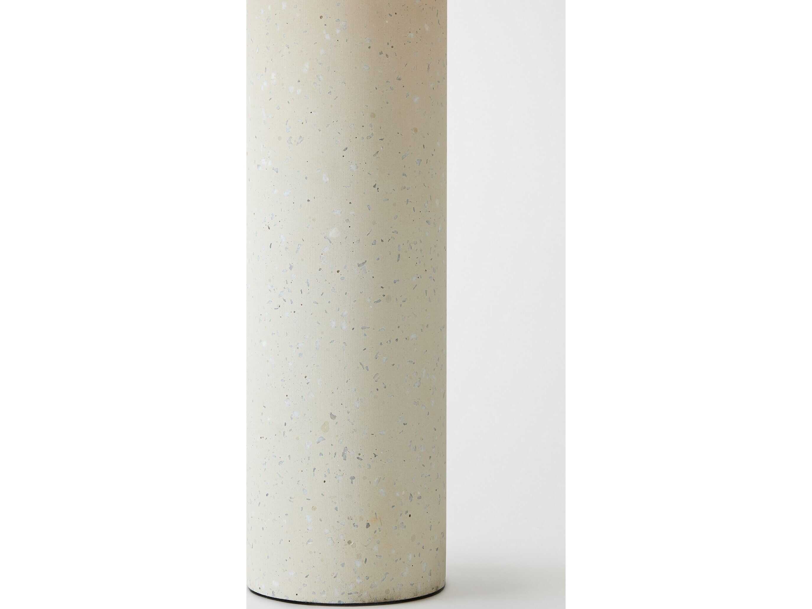 Global Views Terrazzo Beige Brown Brass Orange Buffet Lamp