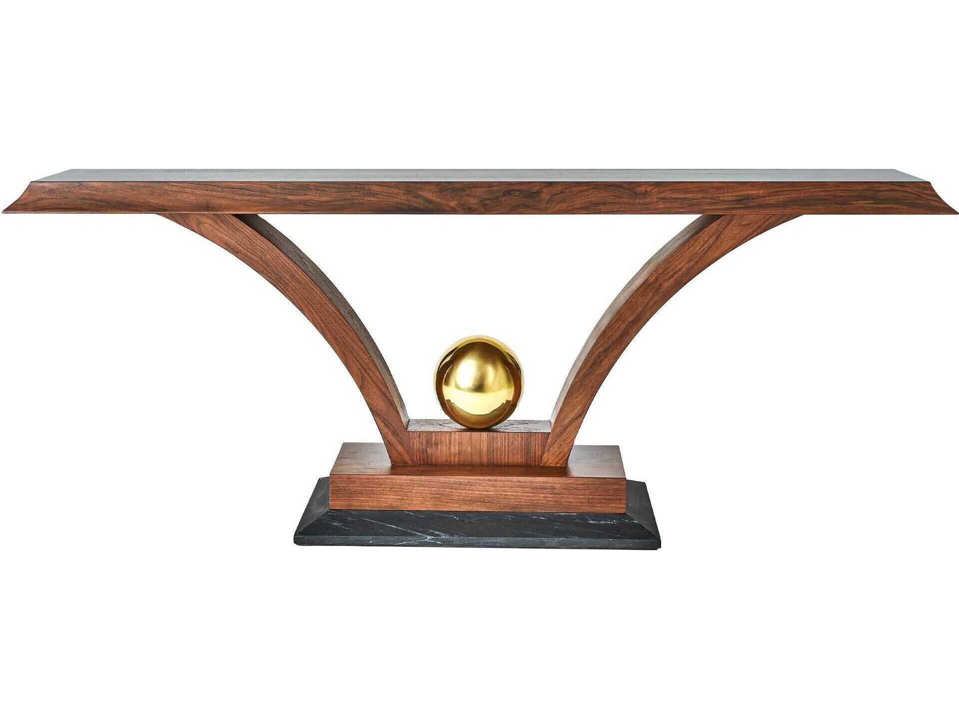 Global Views Colby Rectangular Wood Console Table