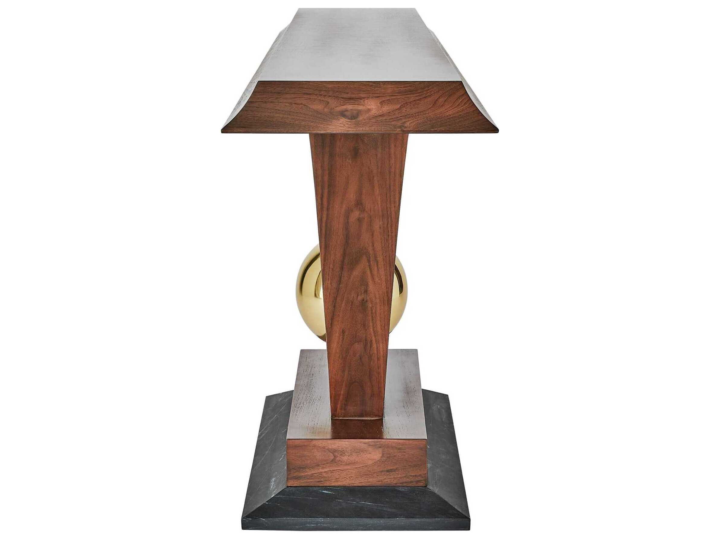 Global Views Colby Rectangular Wood Console Table