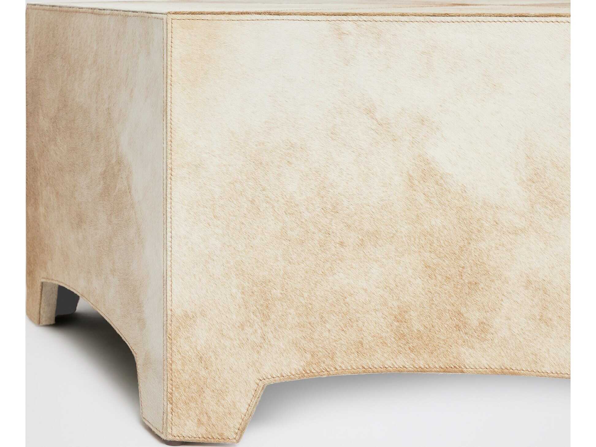 Global Views Brindle Hexagon Wood Coffee Table