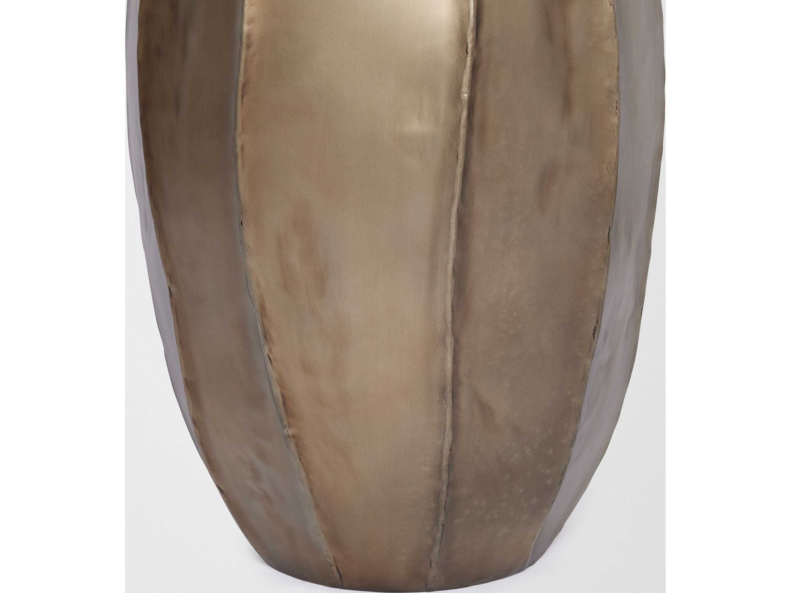 Global Views Cactus Oval Marble End Table