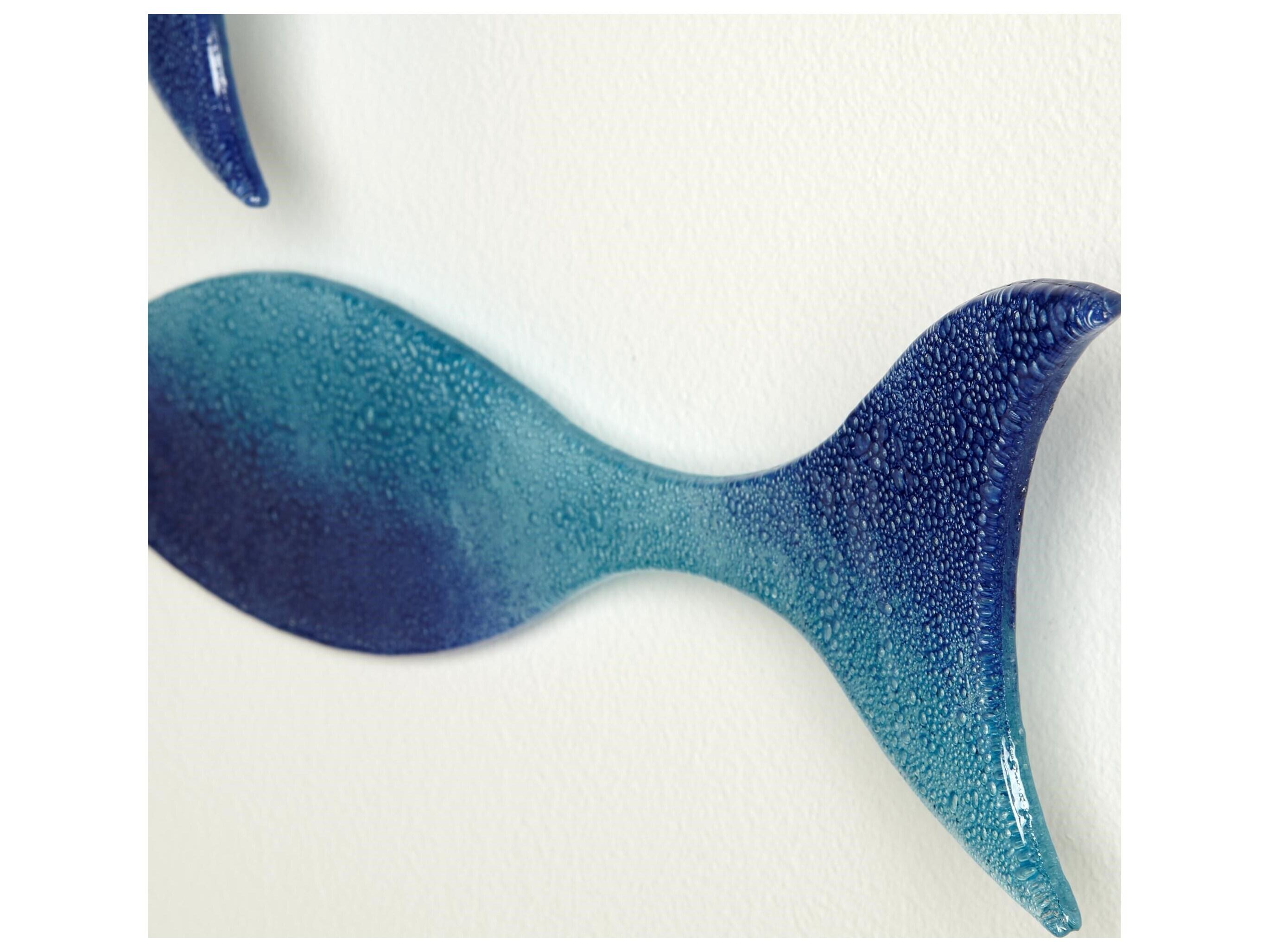 Global Views S/6 Glass Wall Art