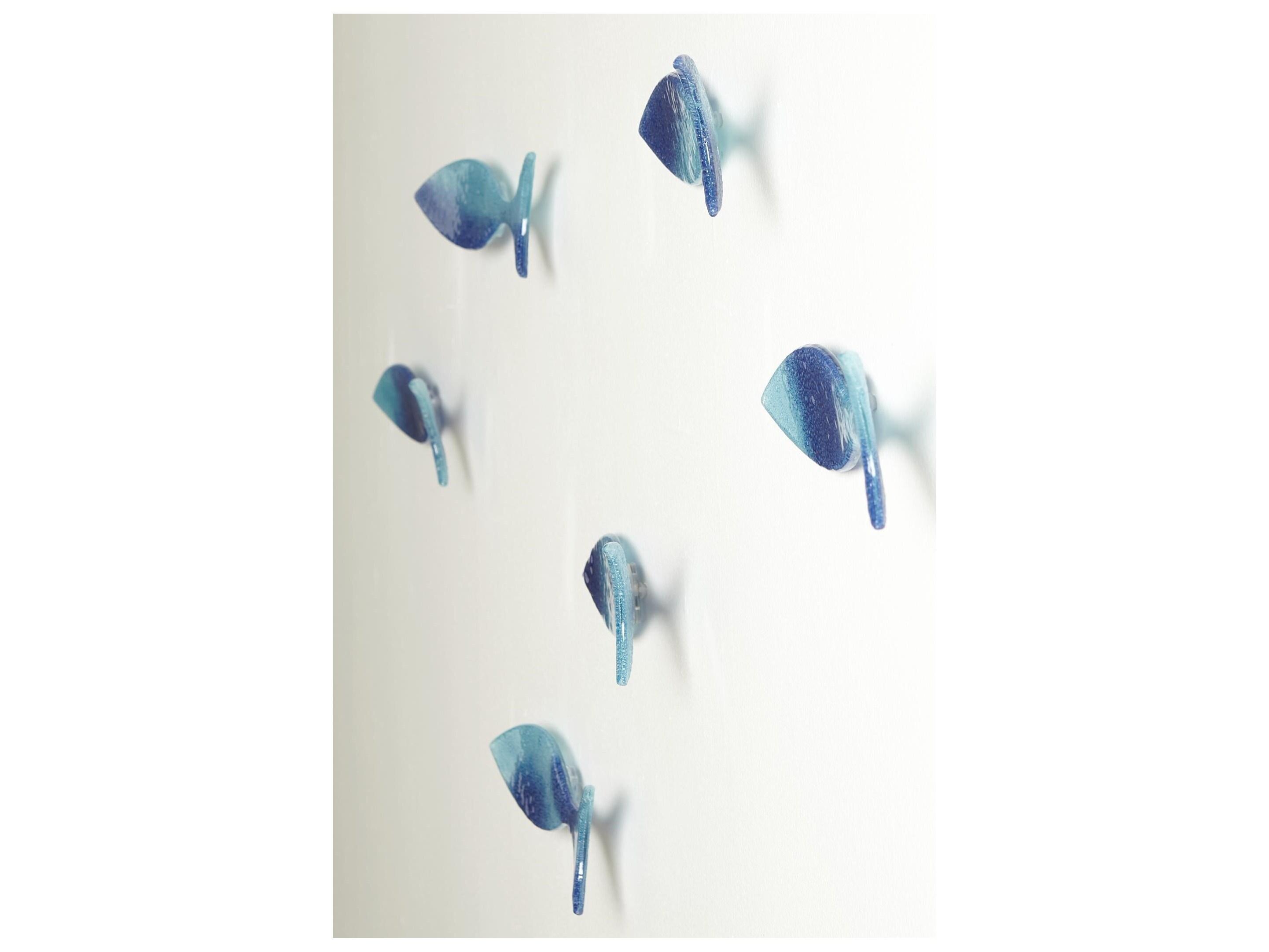 Global Views S/6 Glass Wall Art