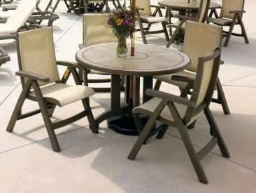 Grosfillex Java Resin Wicker Outdoor Lounge Set