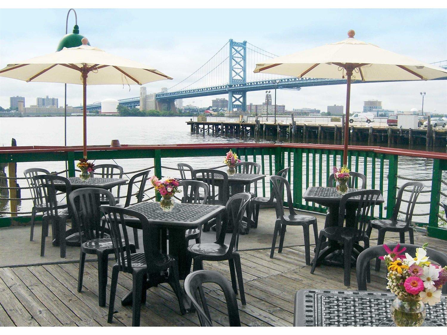 Grosfillex Miami Resin Charcoal Patio Dining Set