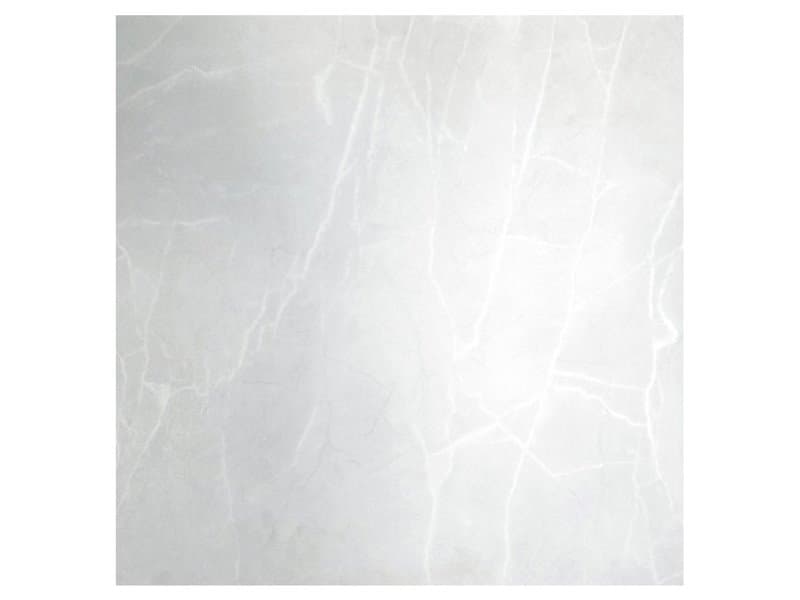 Grosfillex HPL Resin Kandia Gray Marble Square Table Top with Rails