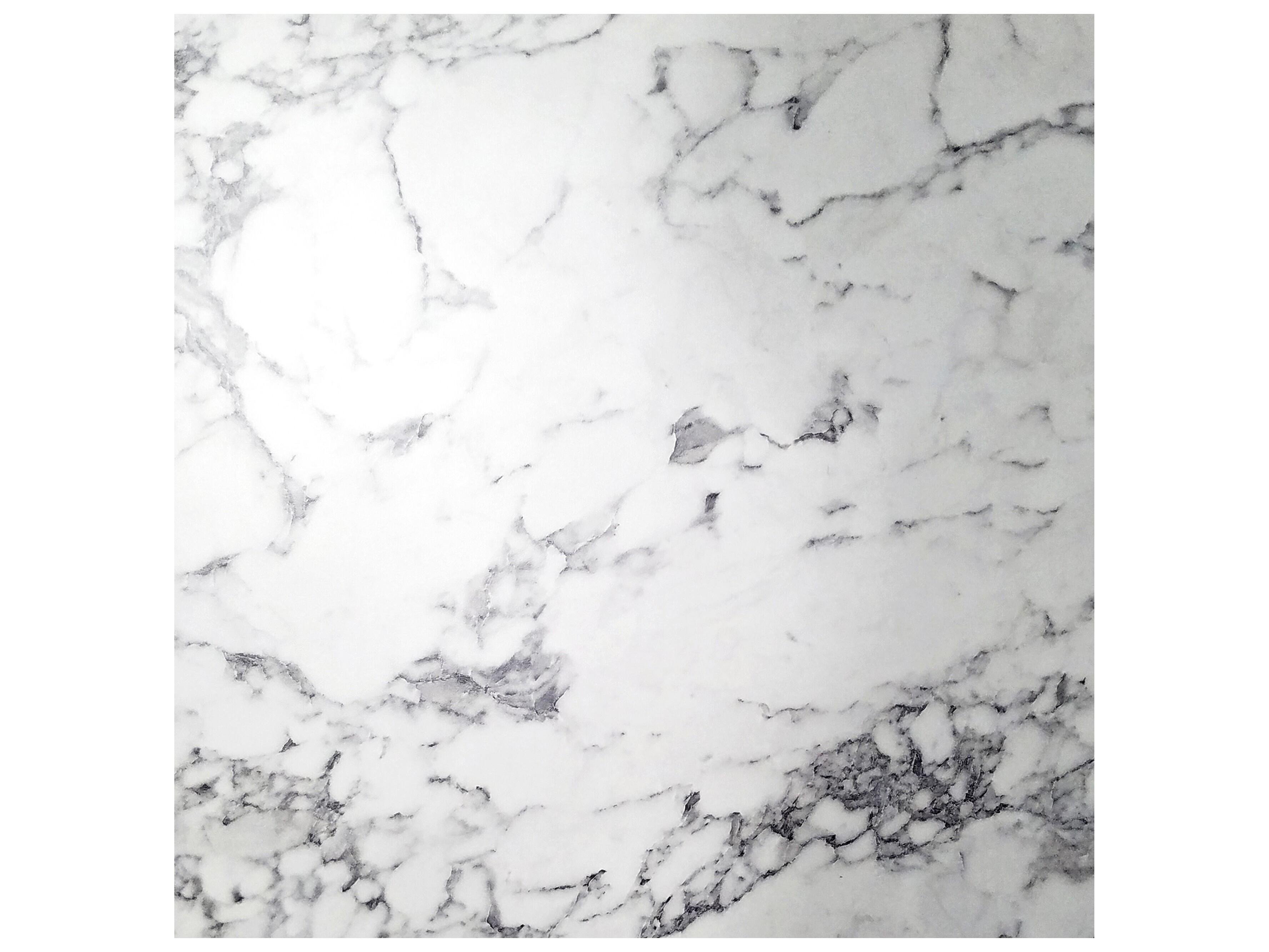 Grosfillex Vanguard Resin White Marble Square Exterior Table Top