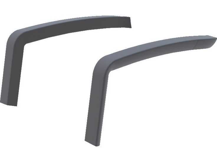 Grosfillex Sunset Deep Seating Aluminum Volcanic Black Armrest