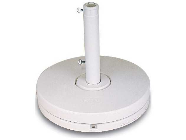 Grosfillex Resin White 16" Stem Umbrella Base