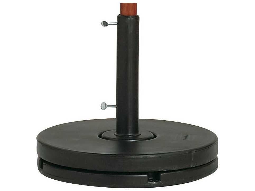Grosfillex Resin Black 16" Stem Umbrella Base