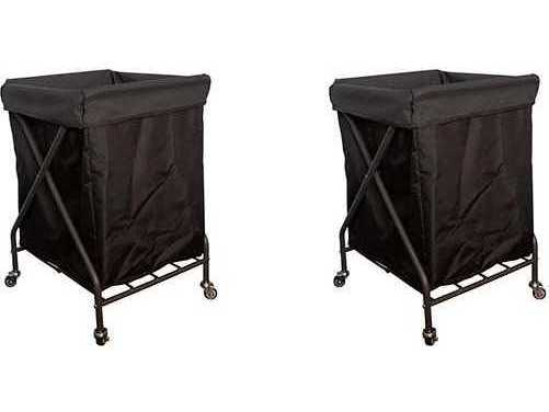 Grosfillex Sunset Sling Aluminum Solid Gray/Platinum Gray Towel Valet Double Unit