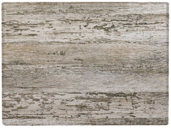 Grosfillex Molded Melamine Resin Barn White Rectangular Table Top