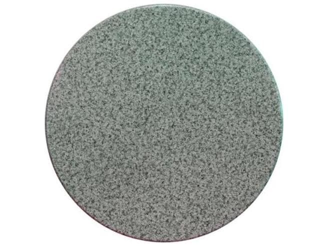 Grosfillex Molded Melamine Resin Granite Green Round Table Top