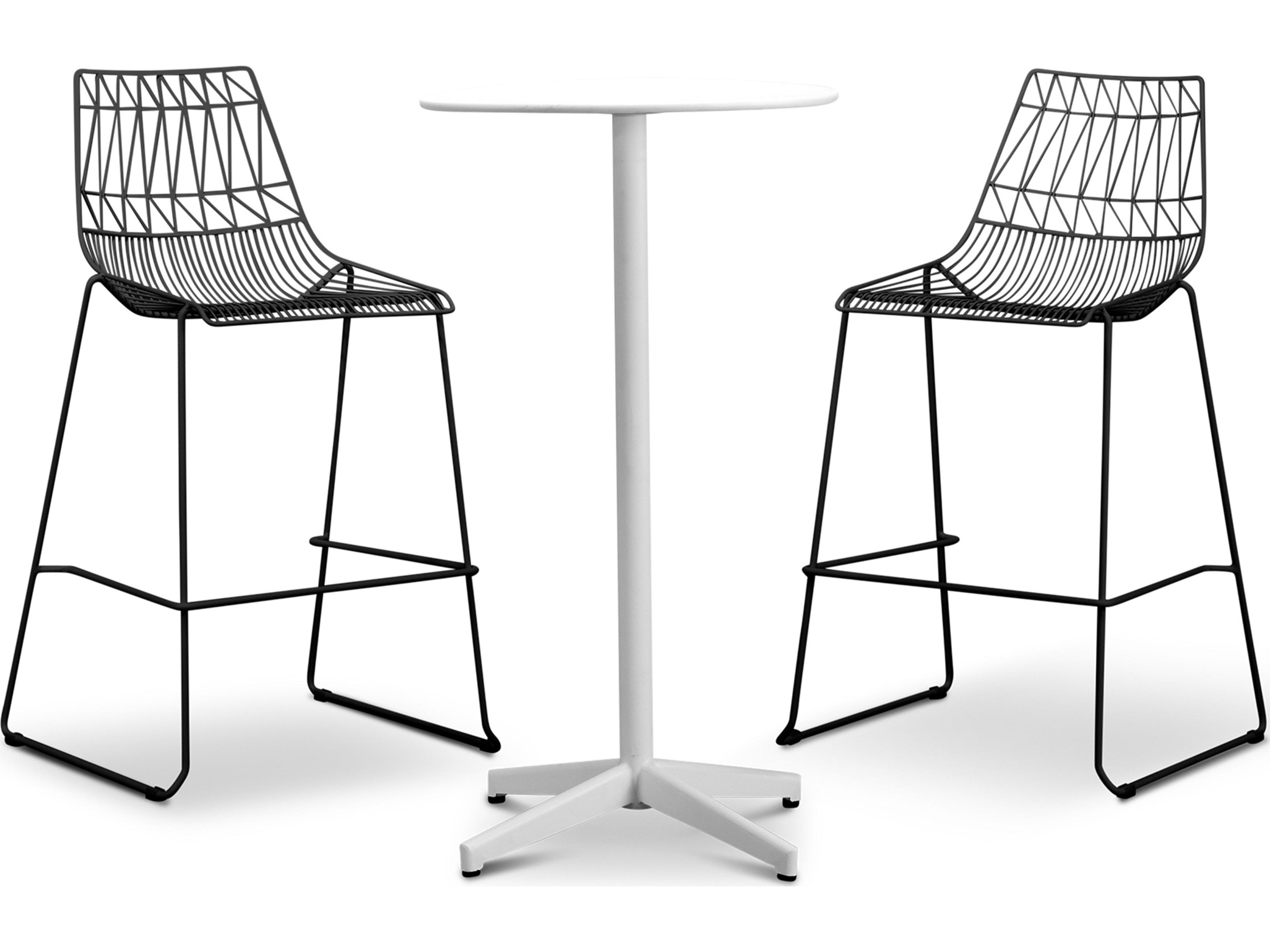 Harmonia Living Ace Steel 3 Piece Bar Set