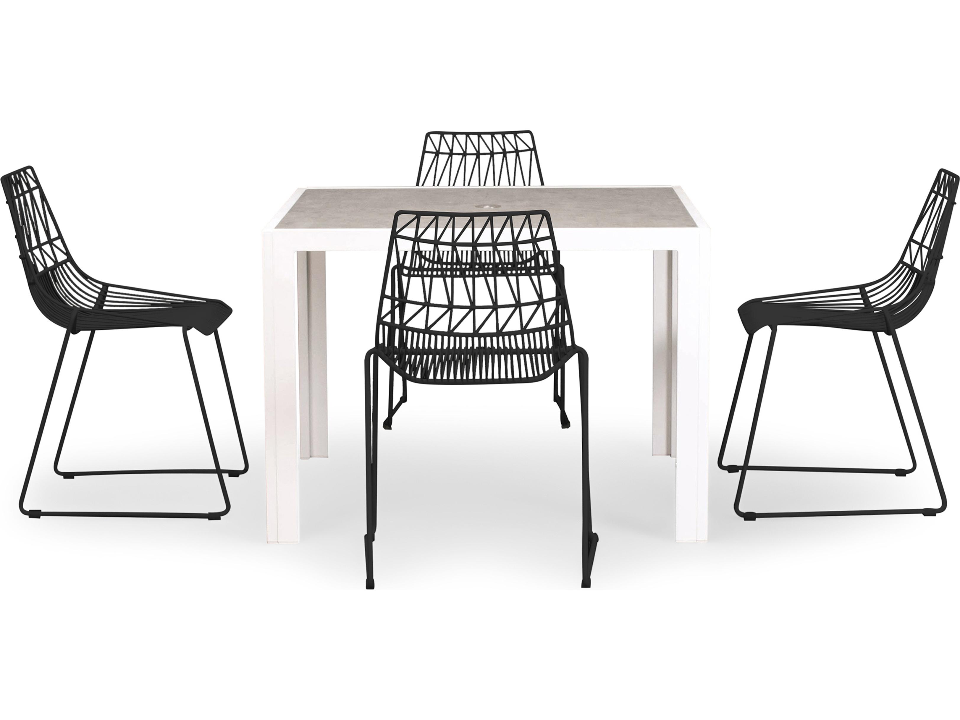 Harmonia Living Ace Steel 5 Piece Patio Dining Set