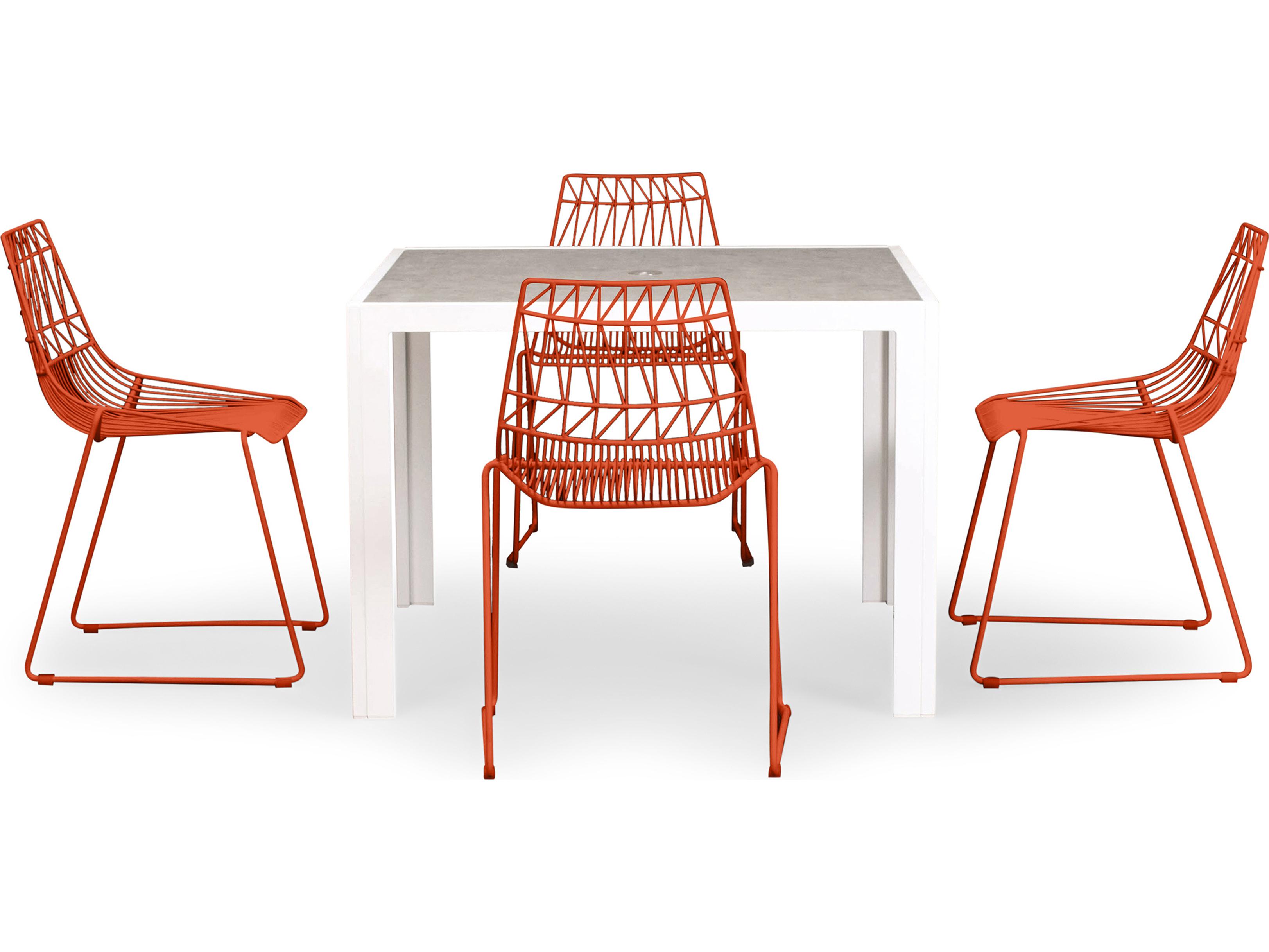 Harmonia Living Ace Steel 5 Piece Patio Dining Set