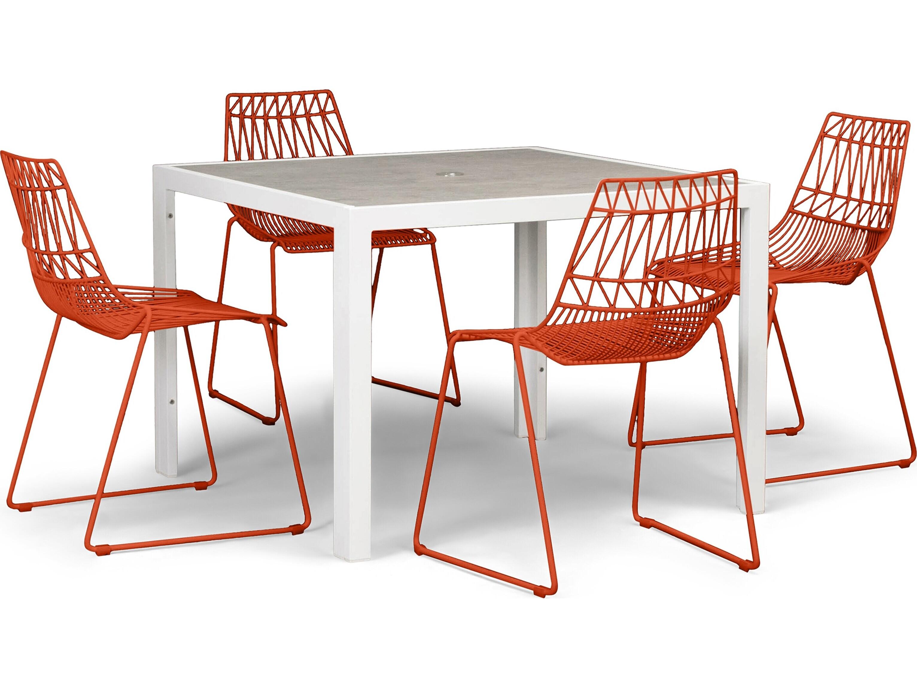 Harmonia Living Ace Steel 5 Piece Patio Dining Set