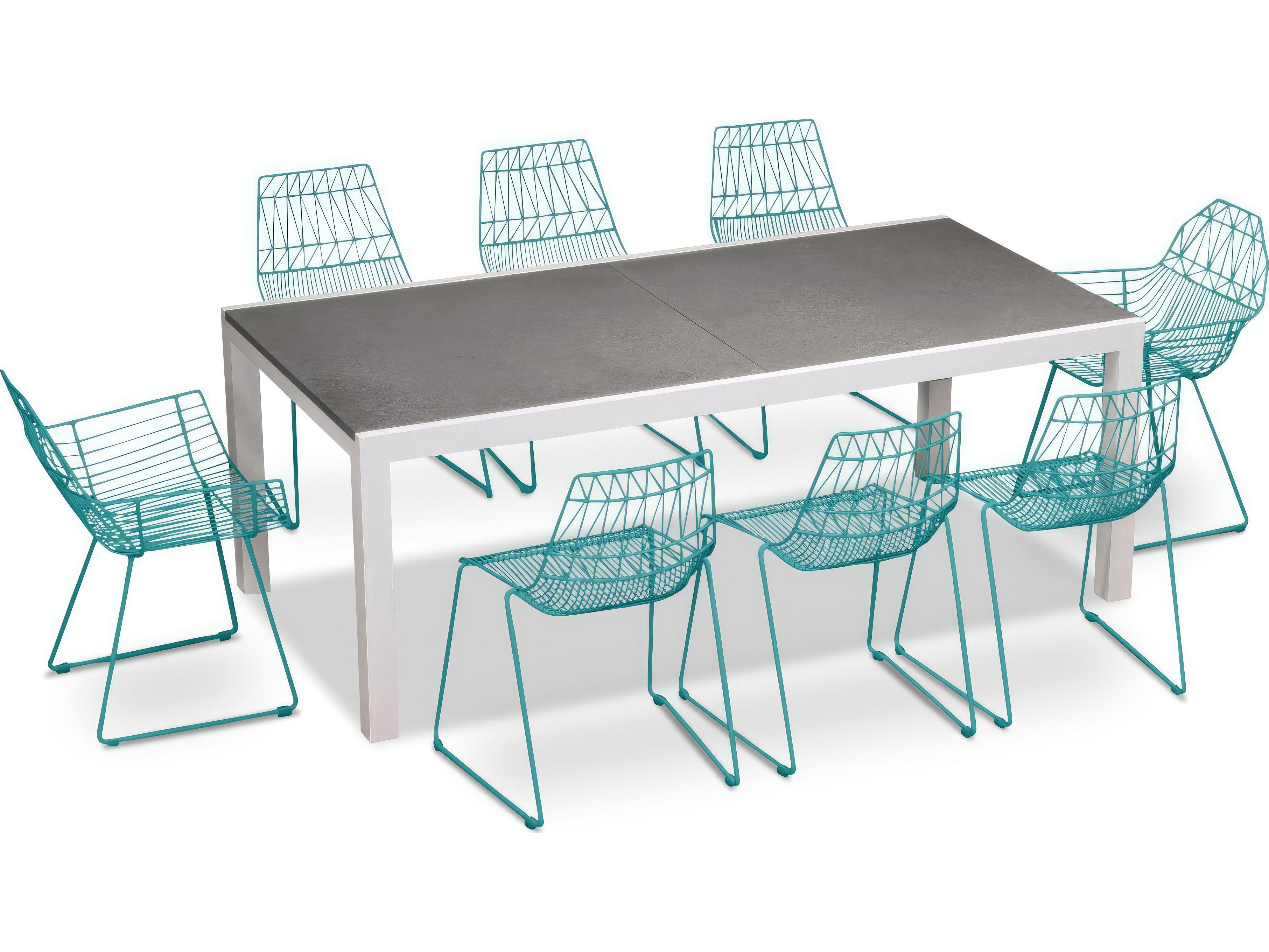 Harmonia Living Ace Steel 9 Piece Patio Dining Set