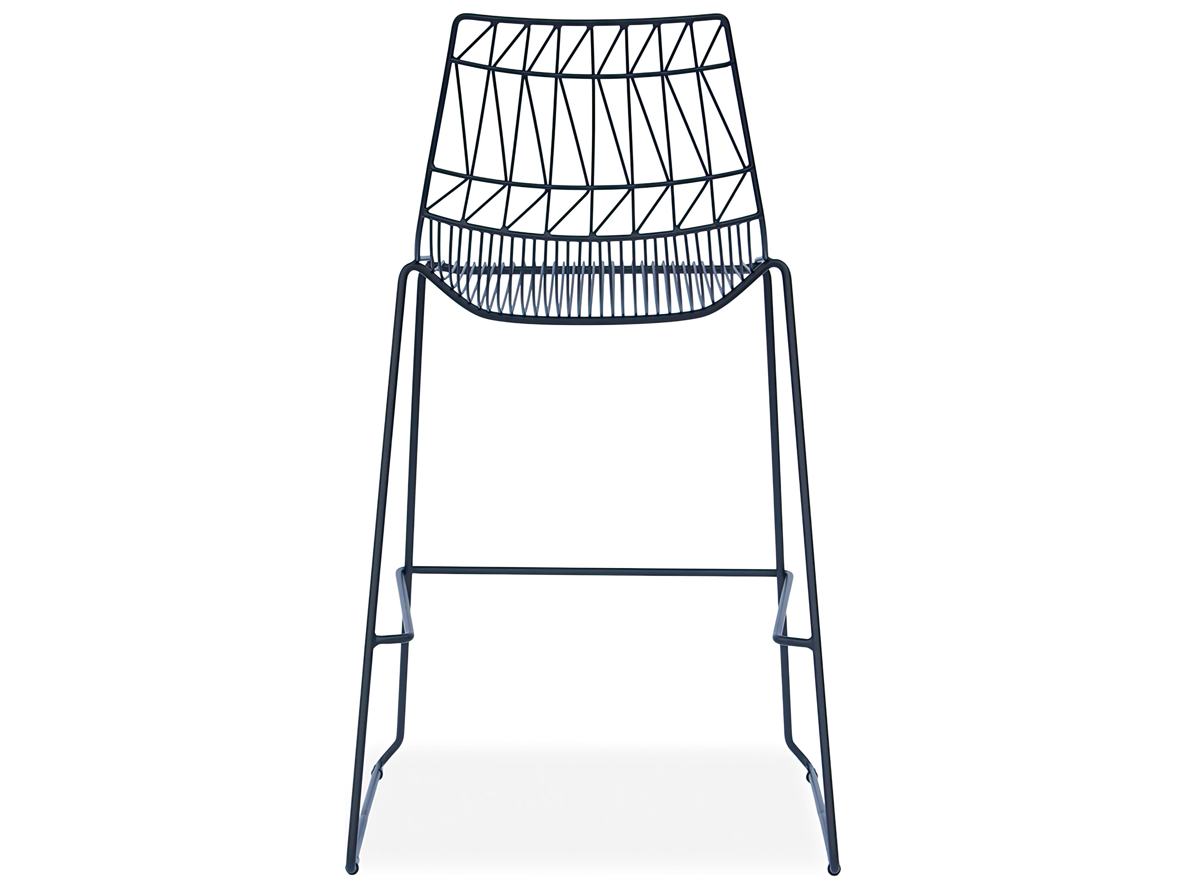 Harmonia Living Ace Steel Stackable Outdoor Bar Chair
