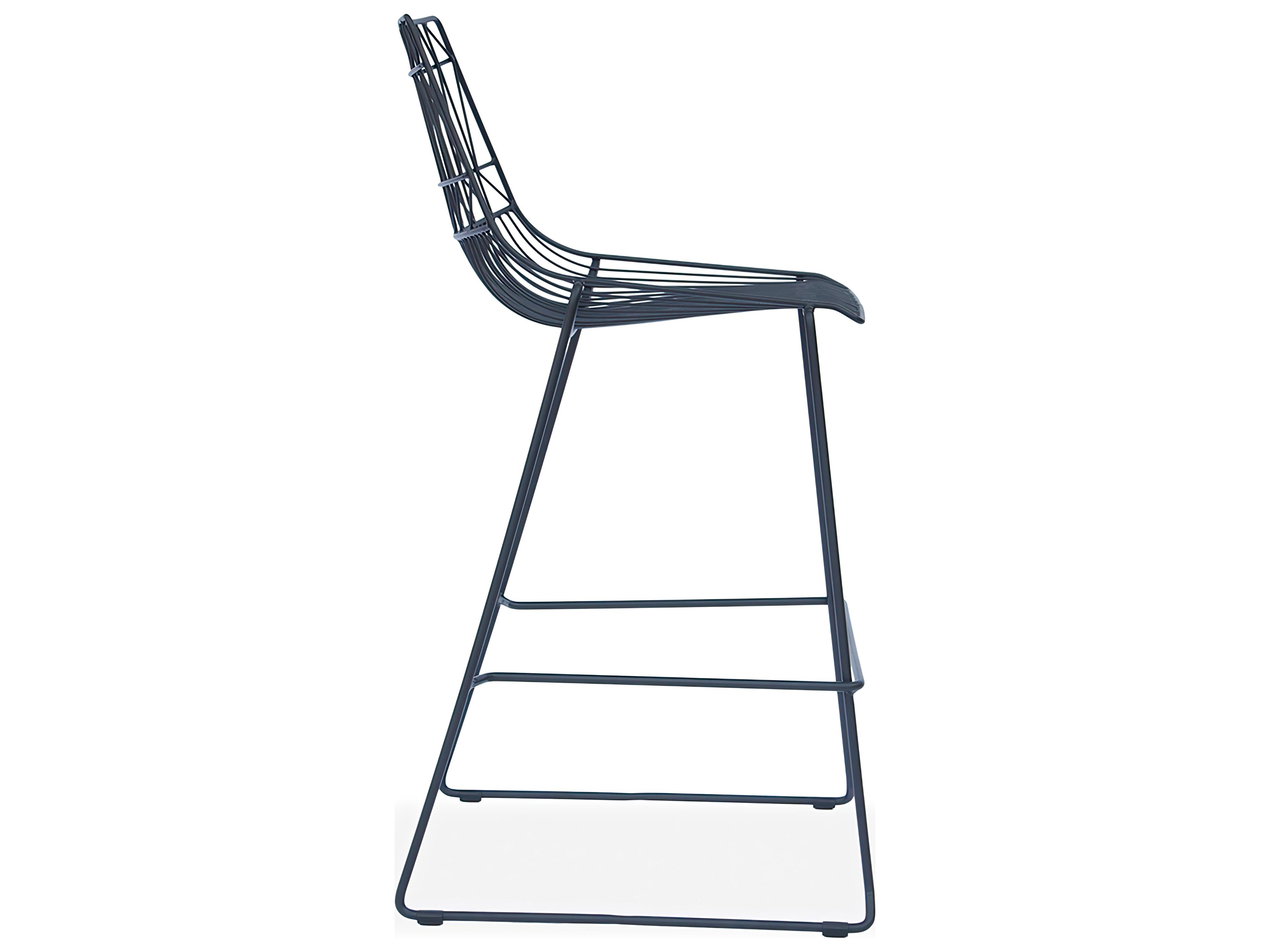 Harmonia Living Ace Steel Stackable Outdoor Bar Chair