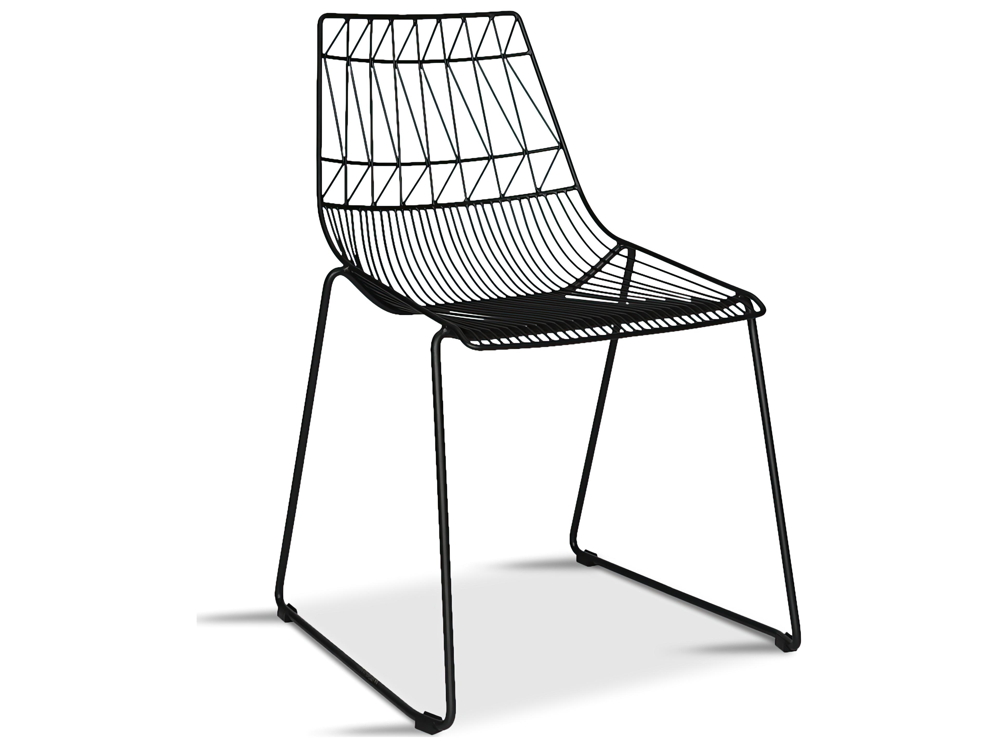 Harmonia Living Ace Steel Stackable Outdoor Dining Side Chair