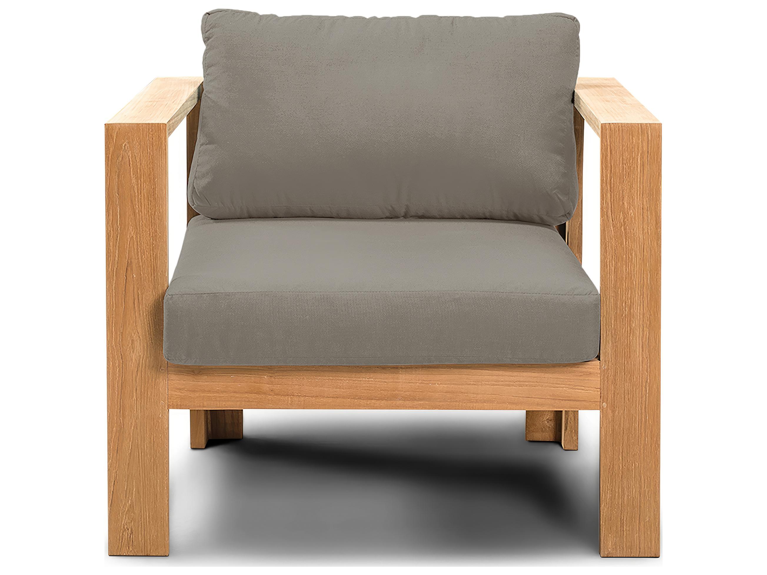 Harmonia Living Ando Teak Outdoor Lounge Chair