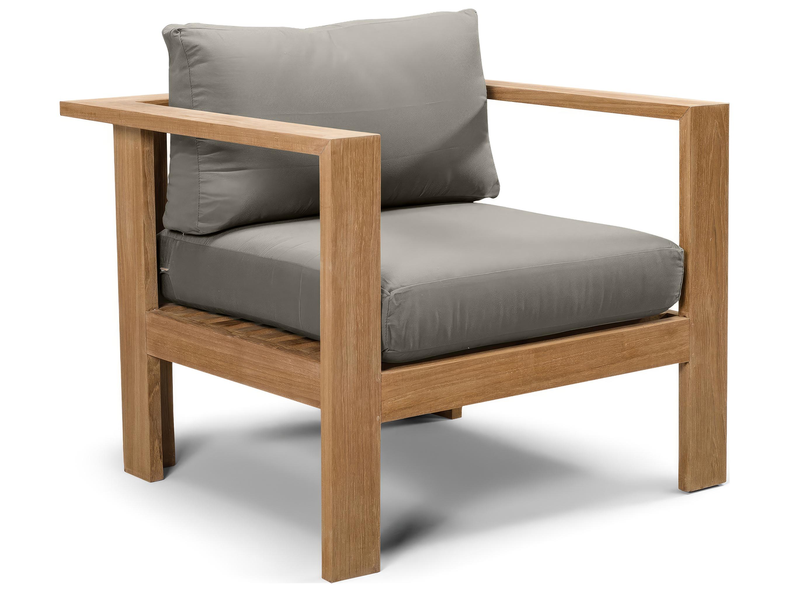 Harmonia Living Ando Teak Outdoor Lounge Chair