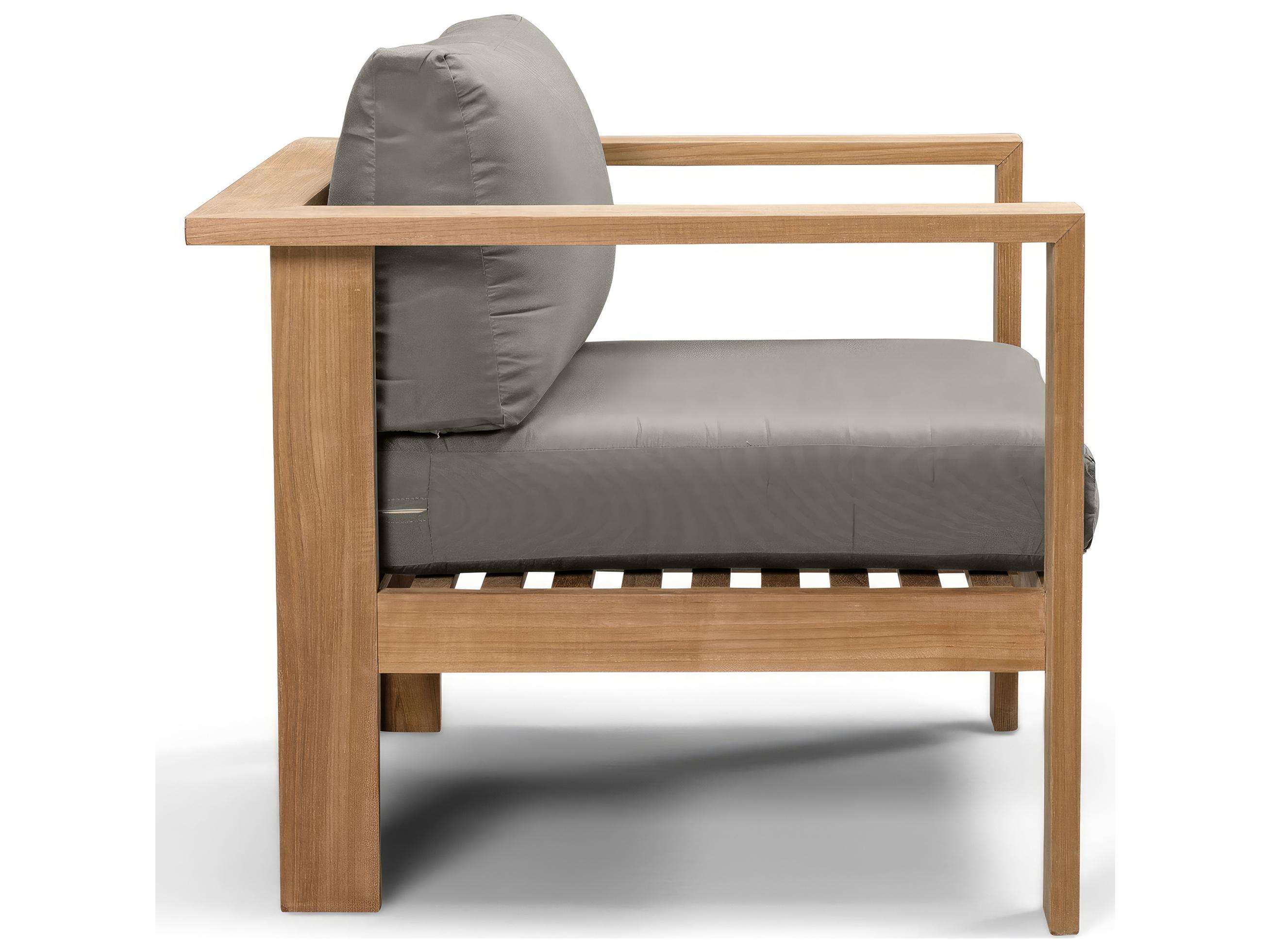 Harmonia Living Ando Teak Outdoor Lounge Chair