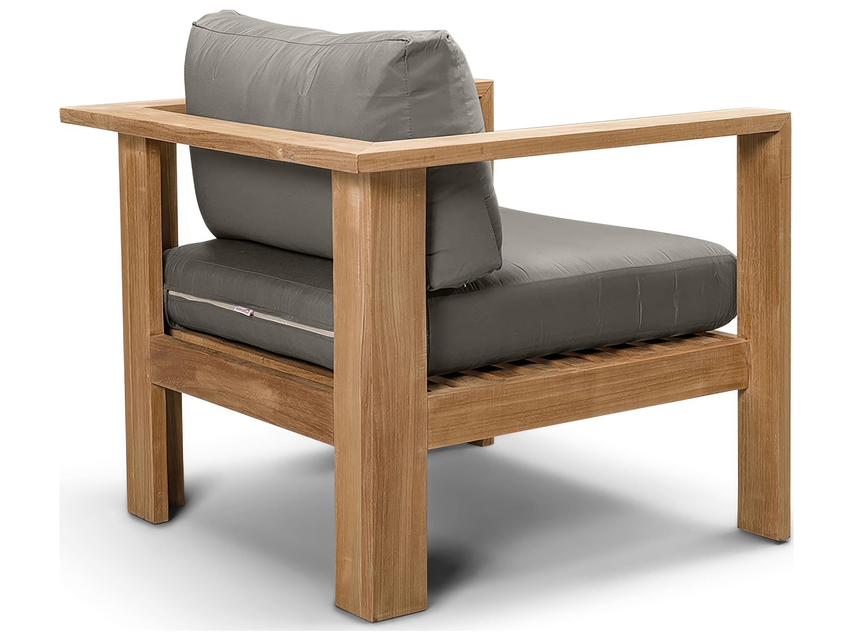 Harmonia Living Ando Teak Outdoor Lounge Chair