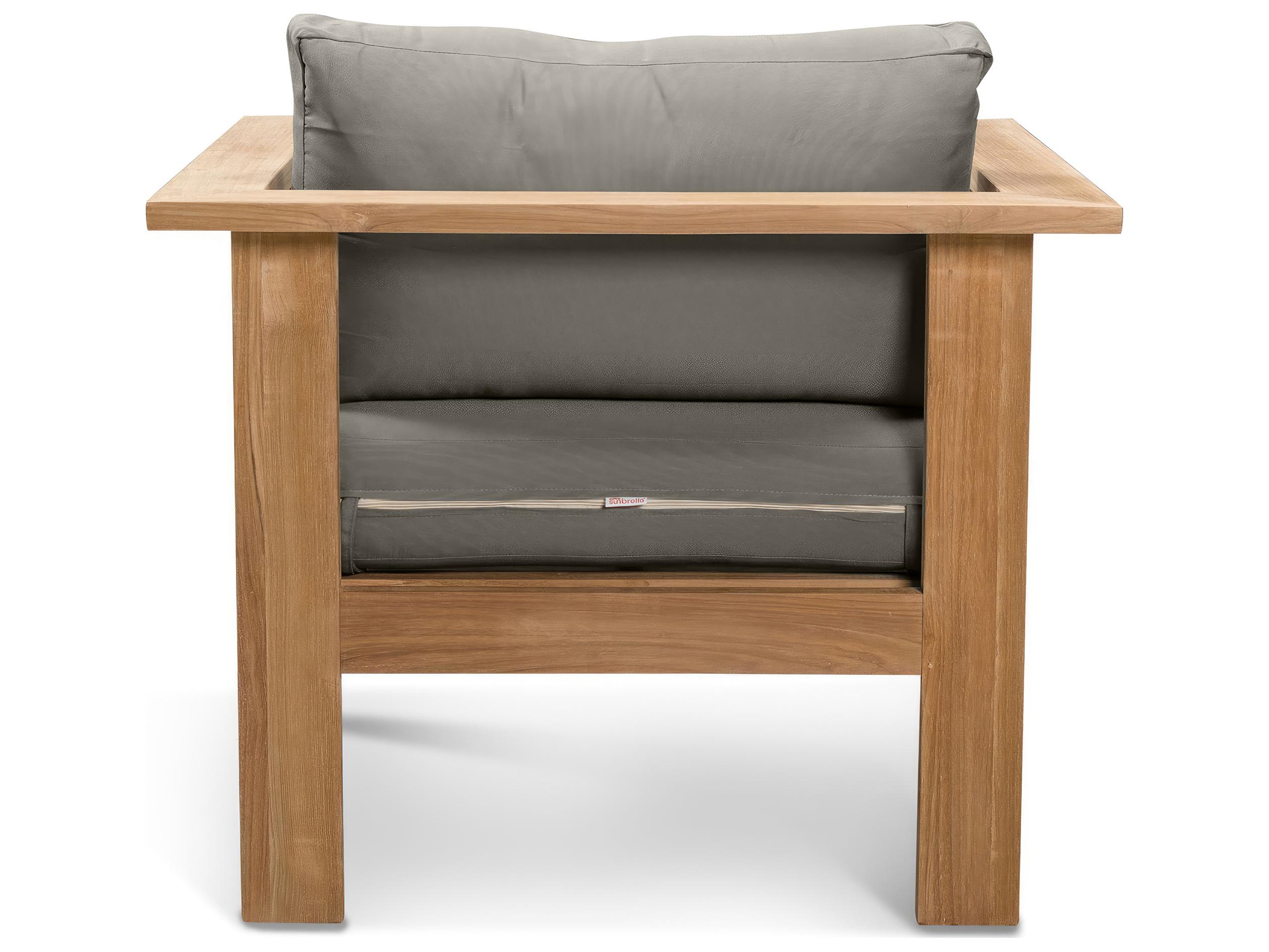 Harmonia Living Ando Teak Outdoor Lounge Chair