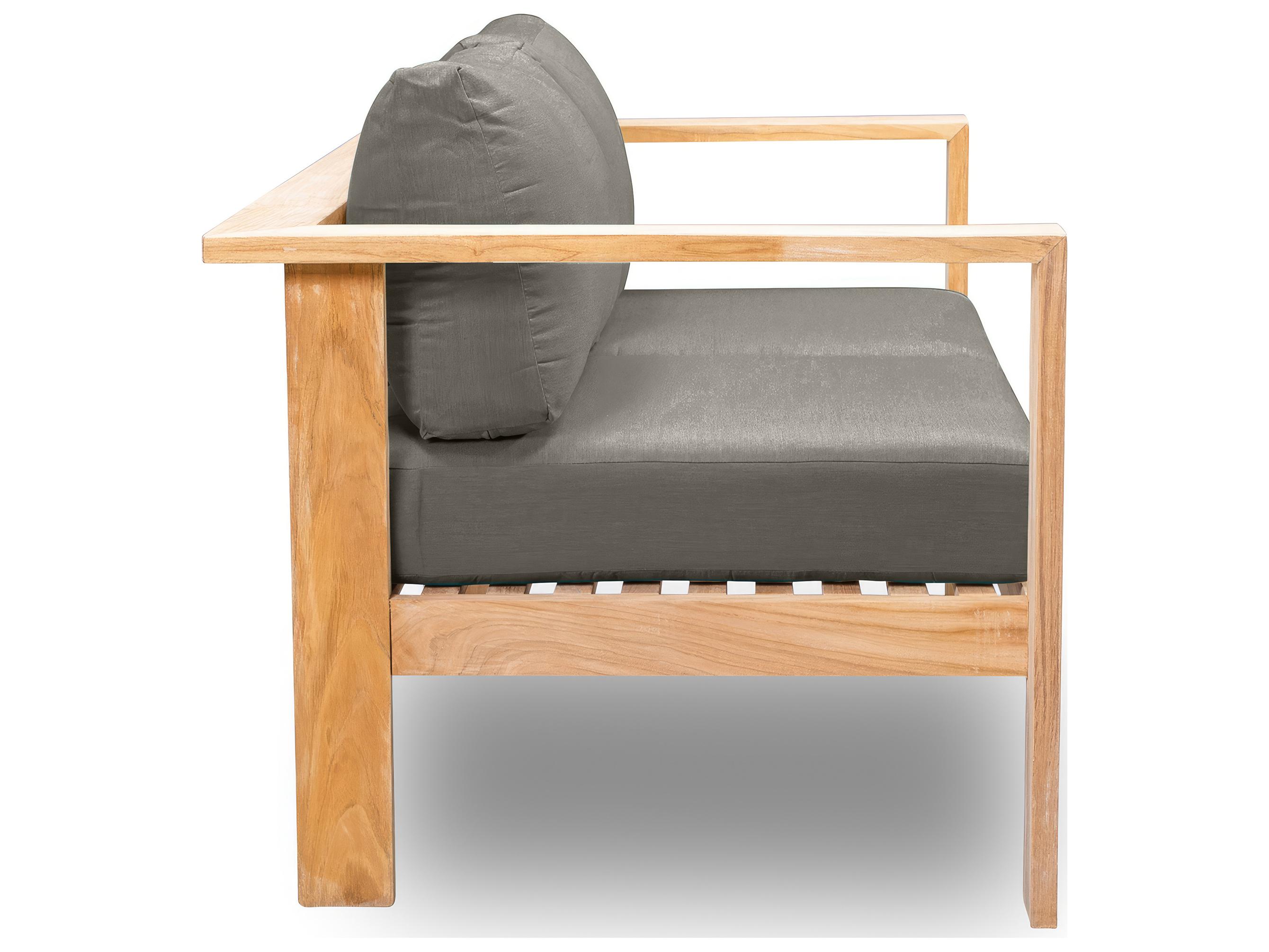 Harmonia Living Ando Teak Outdoor Patio Loveseat