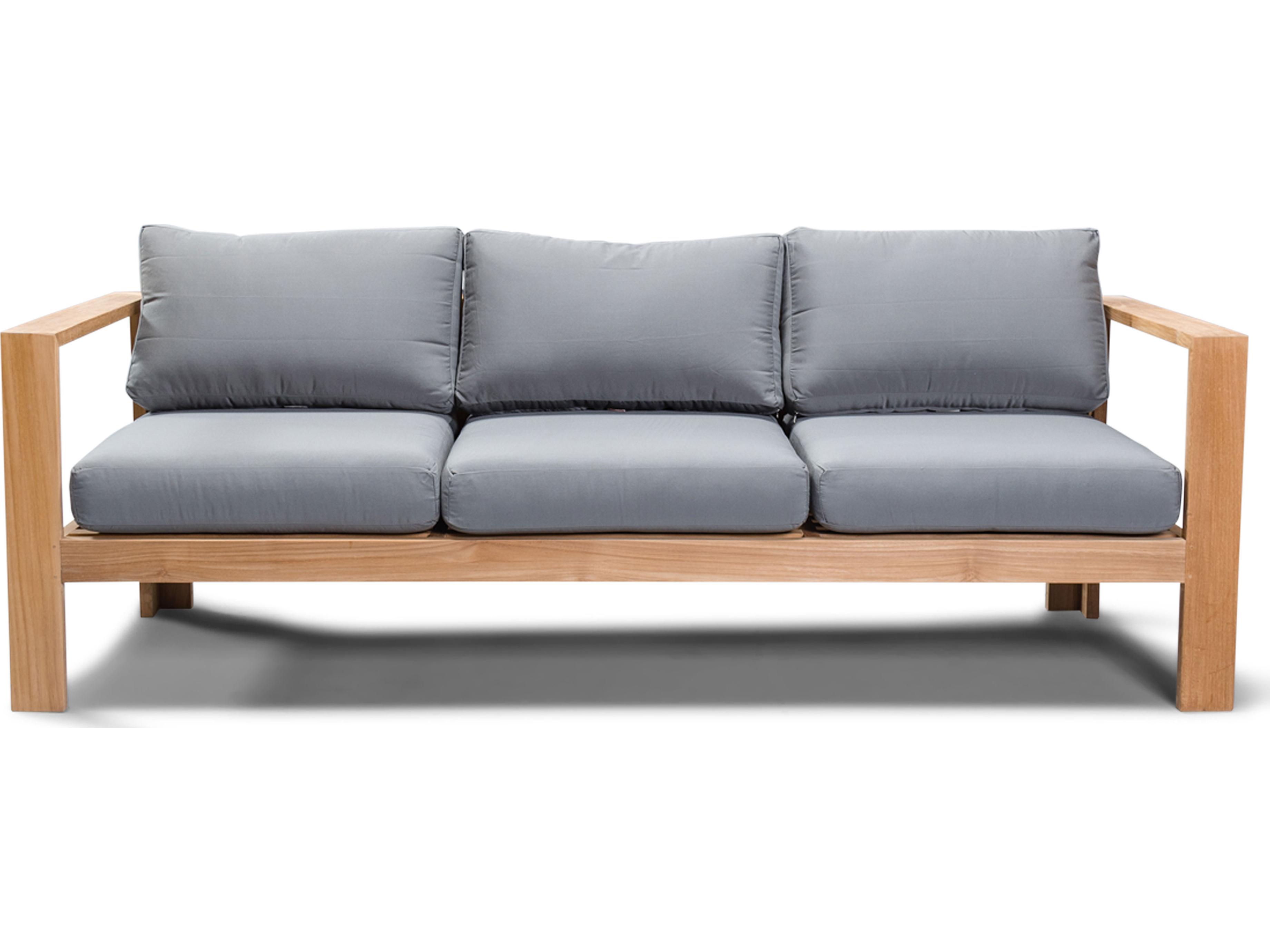 Harmonia Living Ando Teak Patio Sofa