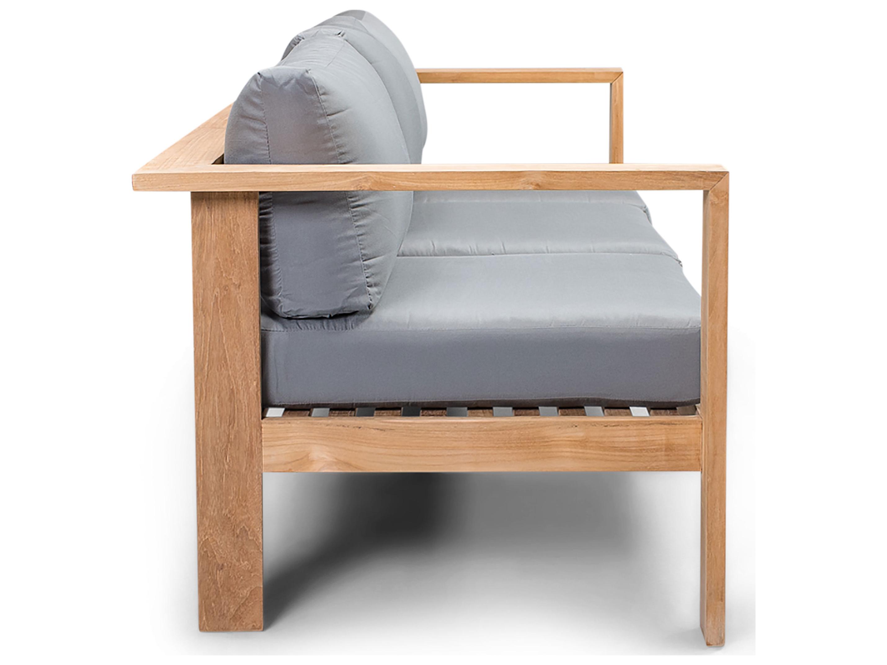 Harmonia Living Ando Teak Patio Sofa