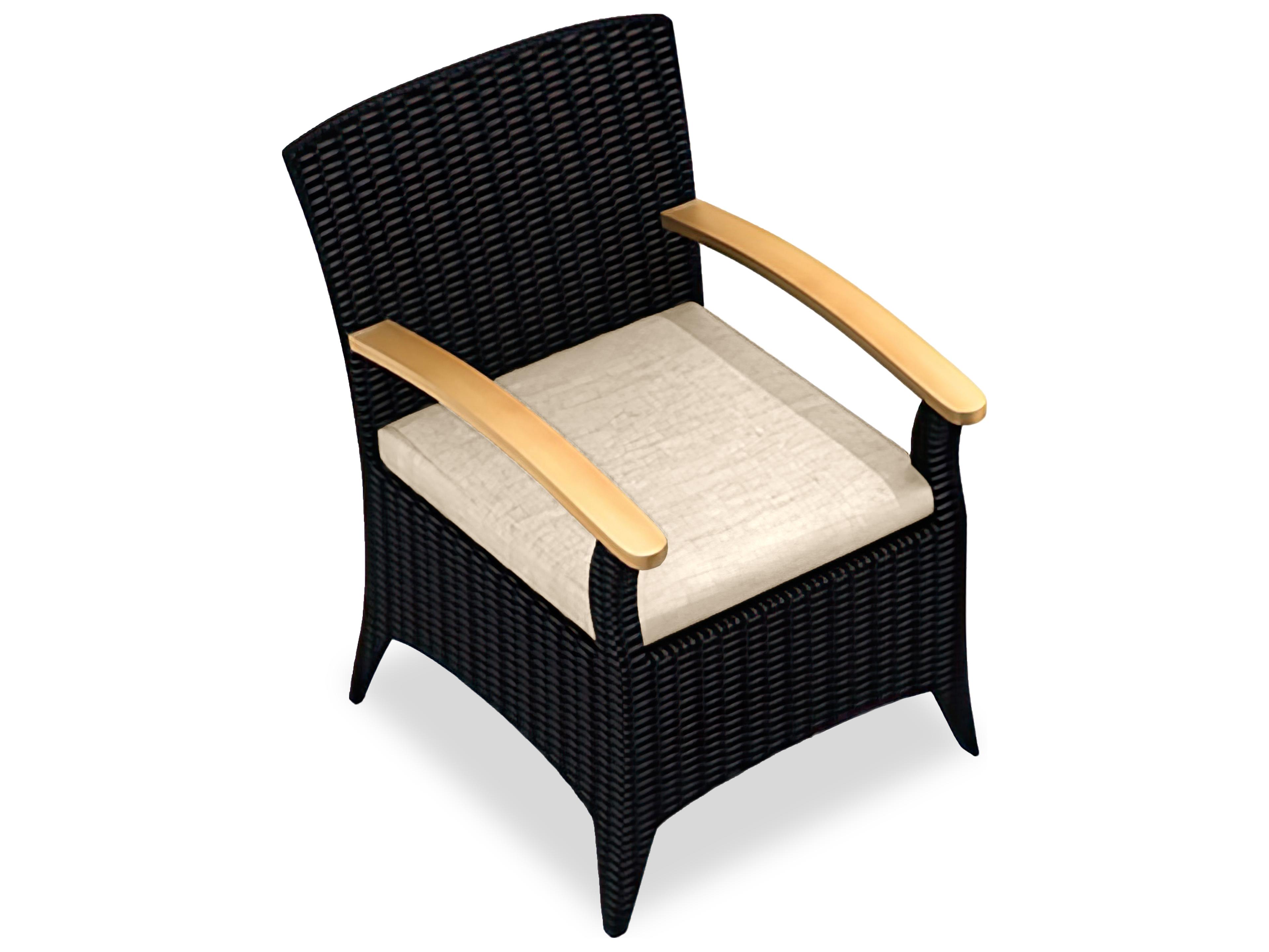 Harmonia Living Arbor Wicker Outdoor Dining Arm Chair