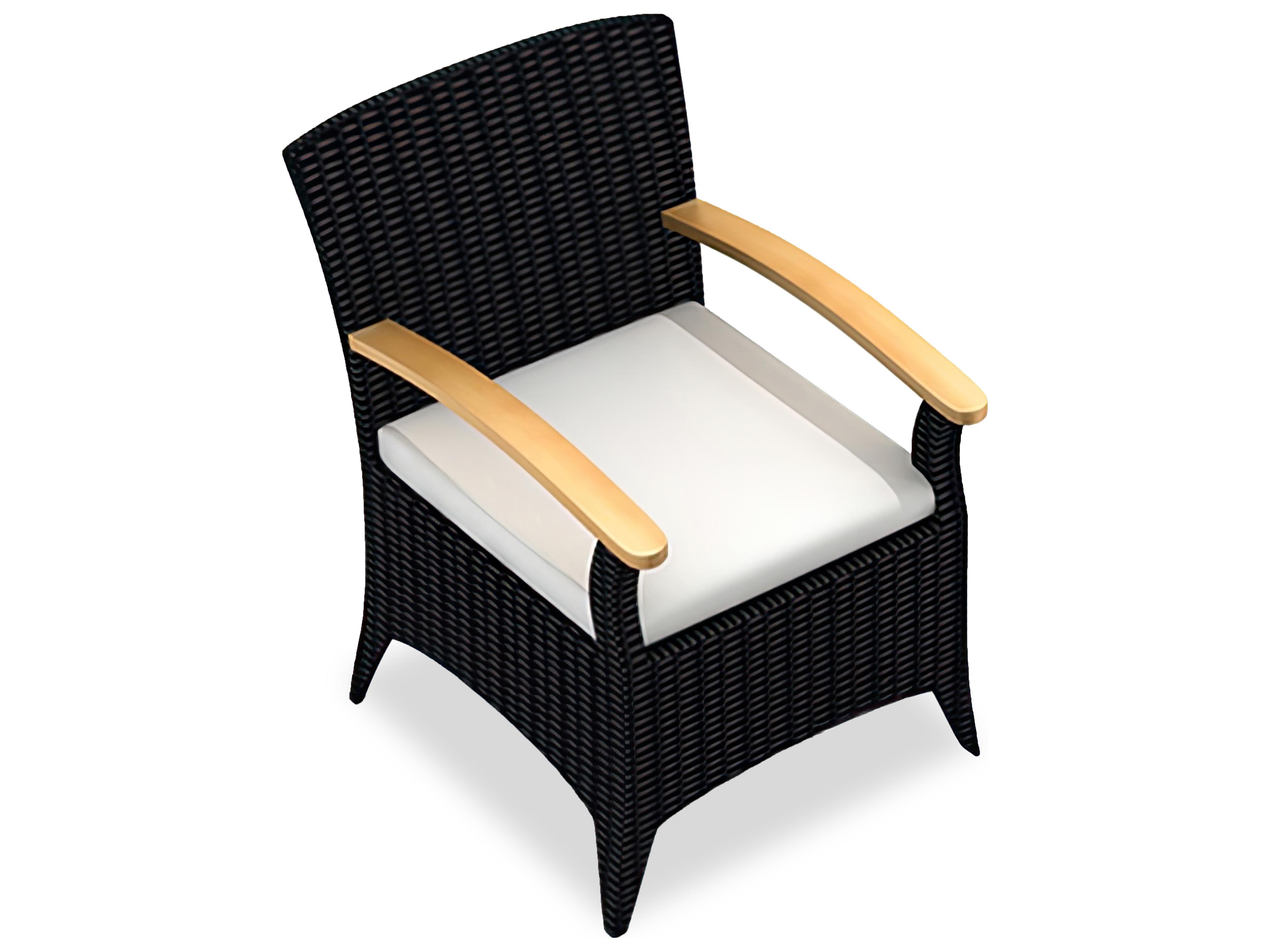 Harmonia Living Arbor Wicker Outdoor Dining Arm Chair