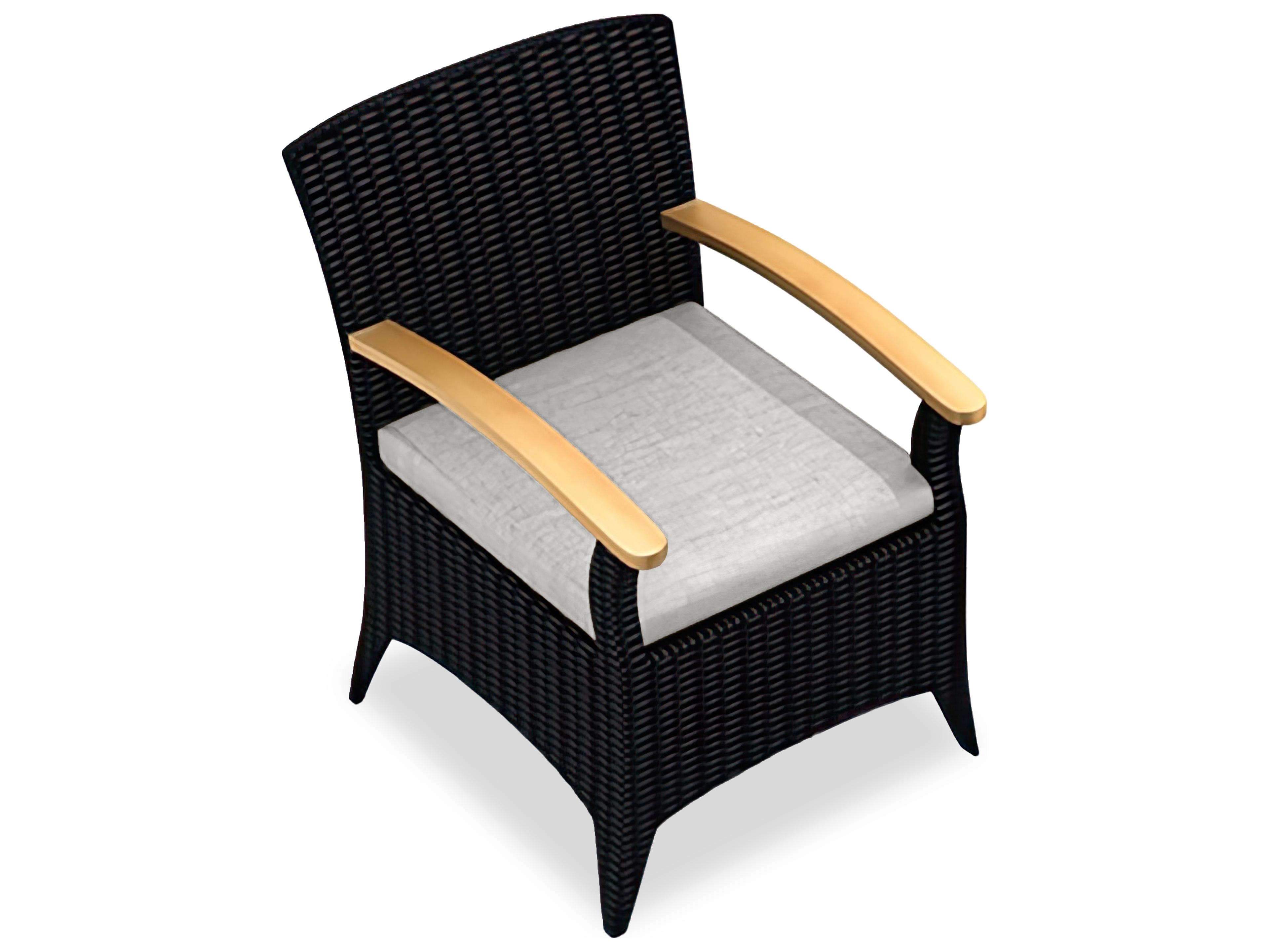 Harmonia Living Arbor Wicker Outdoor Dining Arm Chair