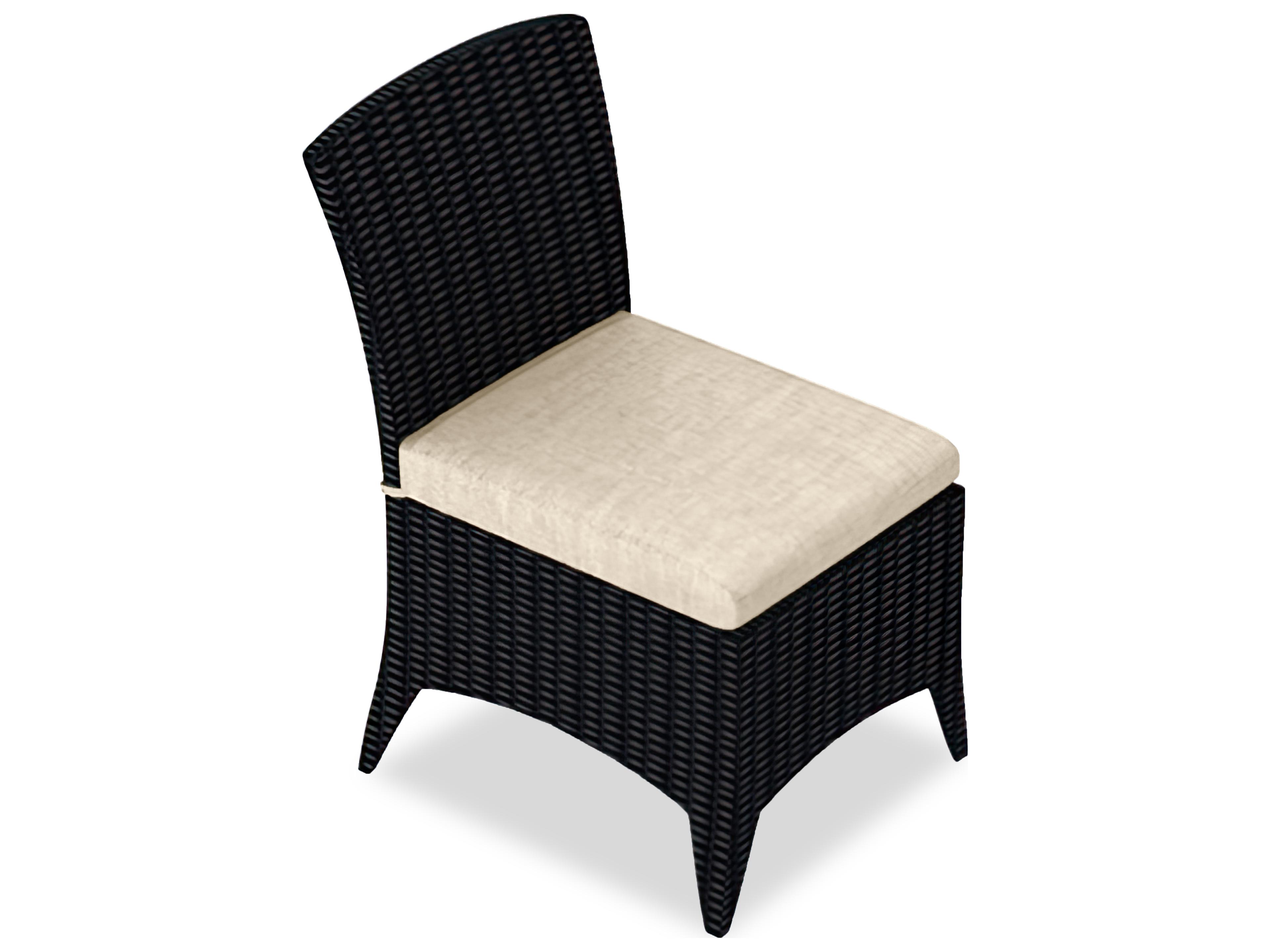 Harmonia Living Arbor Wicker Outdoor Patio Dining Side Chair