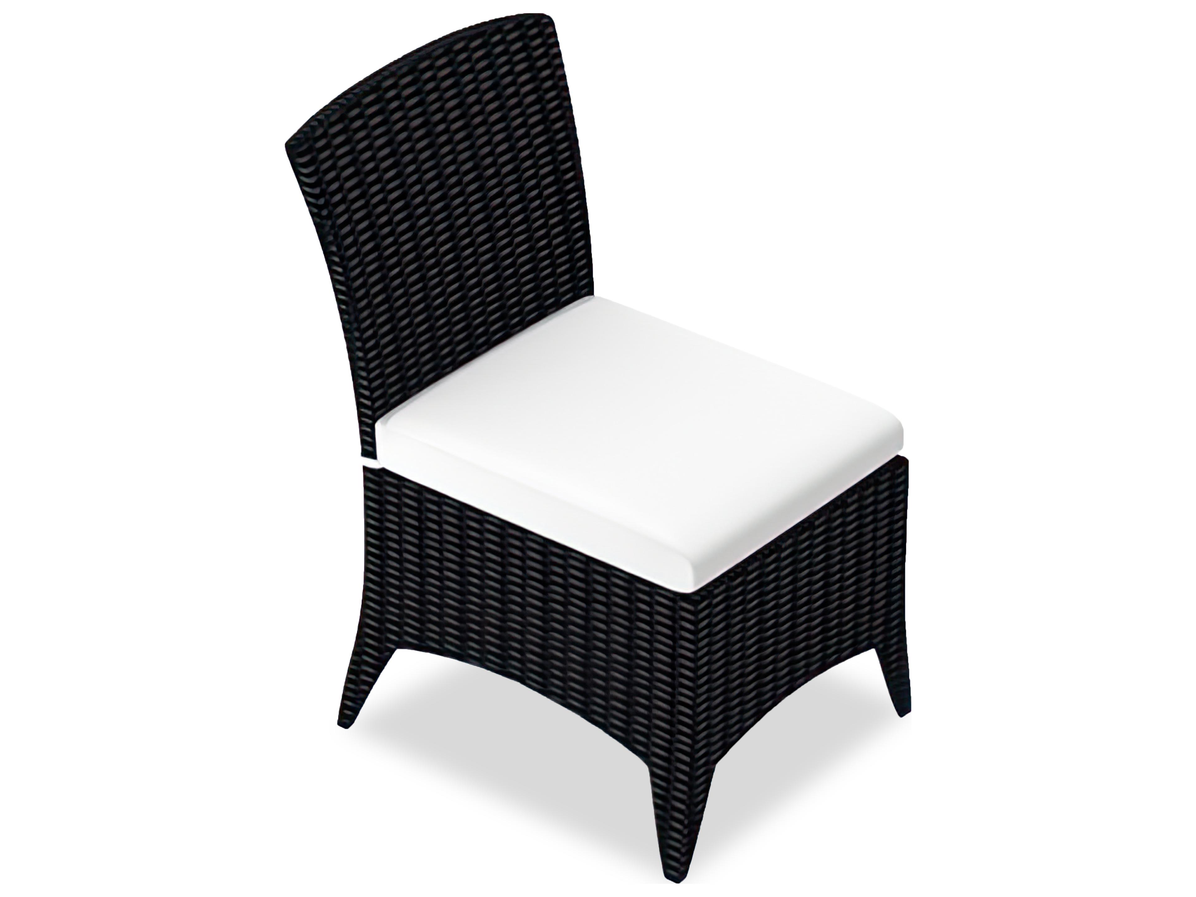 Harmonia Living Arbor Wicker Outdoor Patio Dining Side Chair