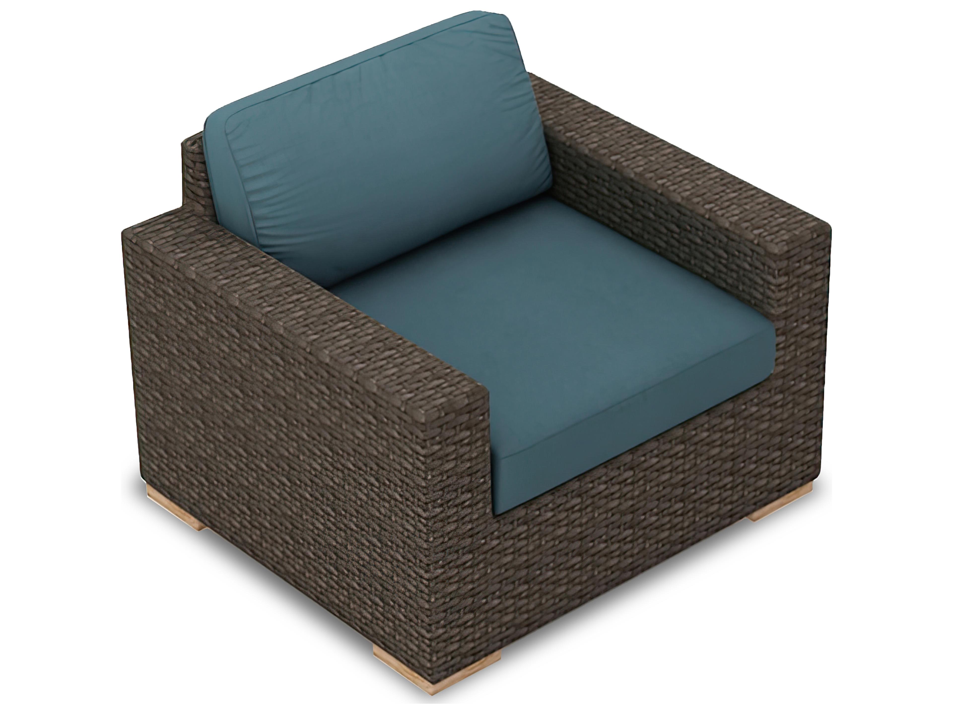 Harmonia Living Arden Wicker Outdoor Patio Lounge Chair