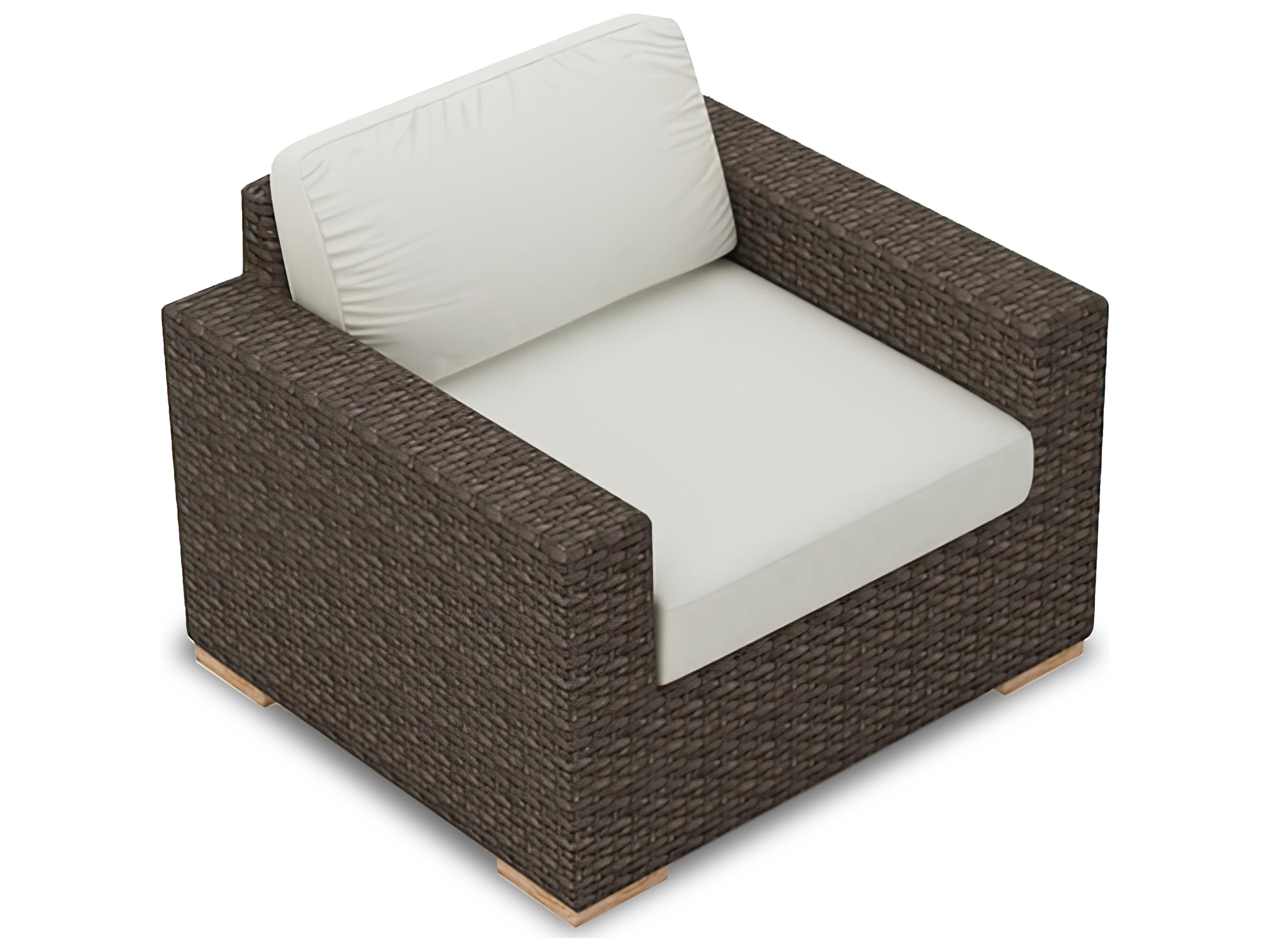 Harmonia Living Arden Wicker Outdoor Patio Lounge Chair