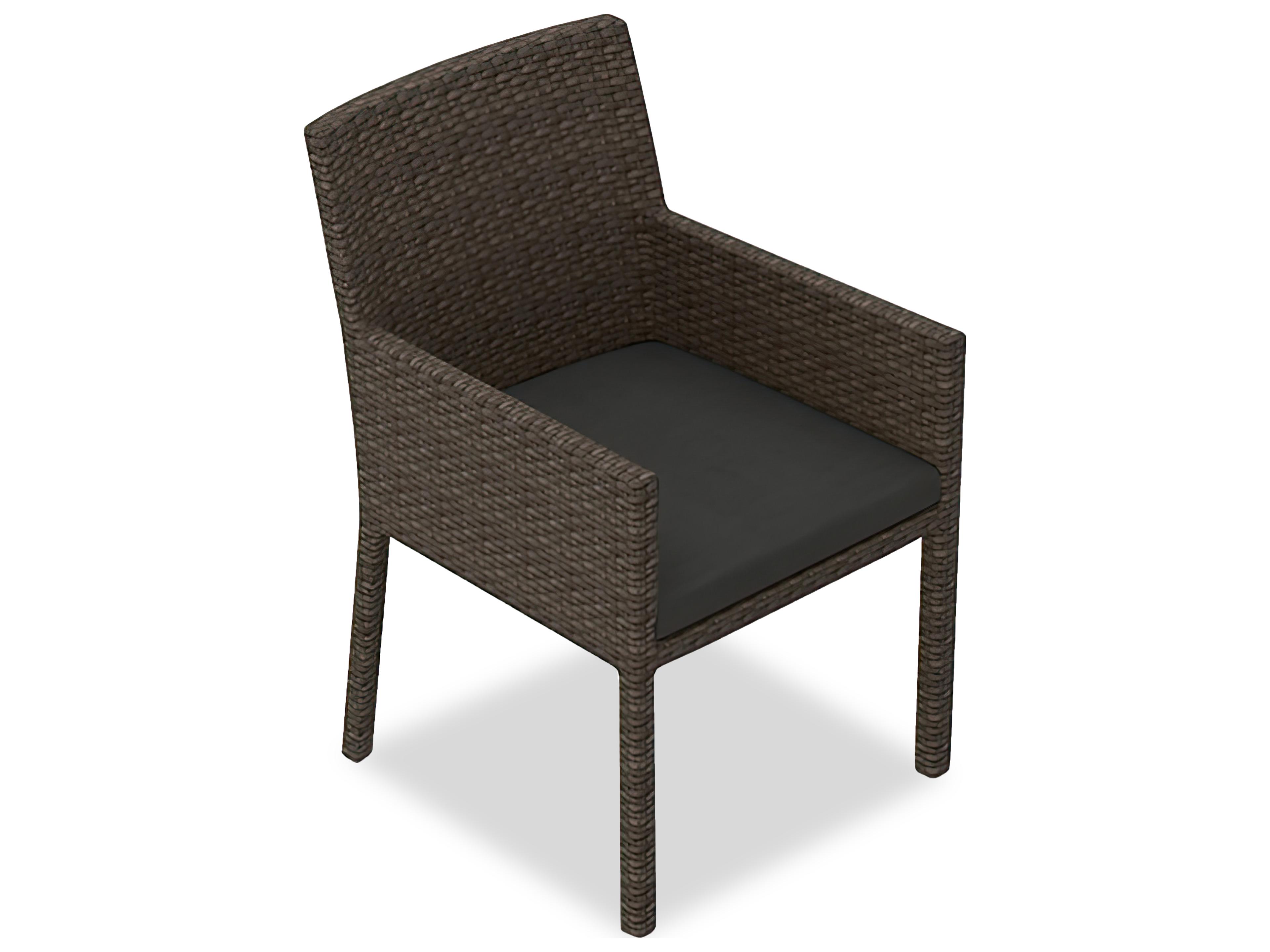 Harmonia Living Arden Wicker Outdoor Patio Dining Arm Chair