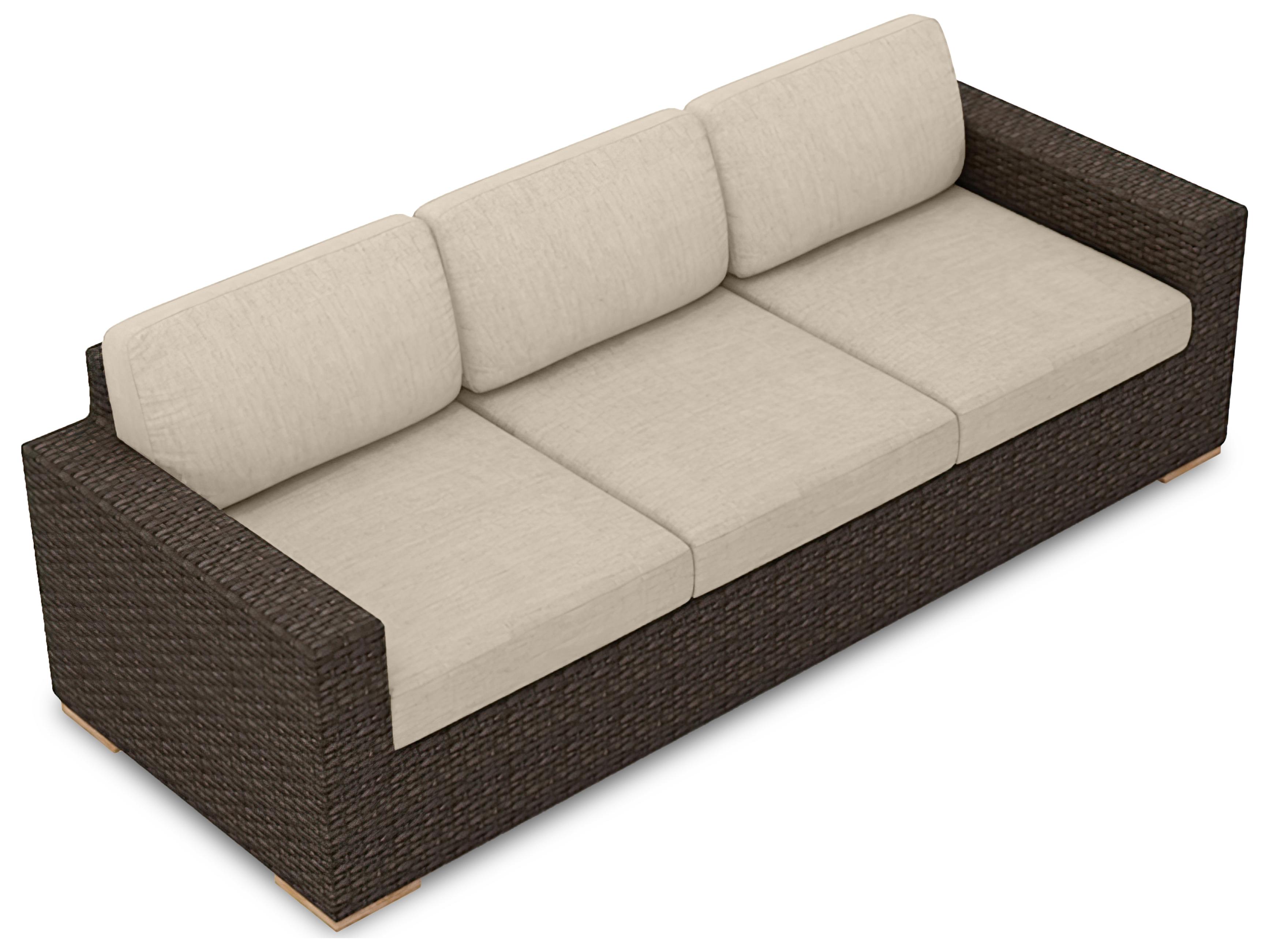 Harmonia Living Arden Wicker Outdoor Sofa