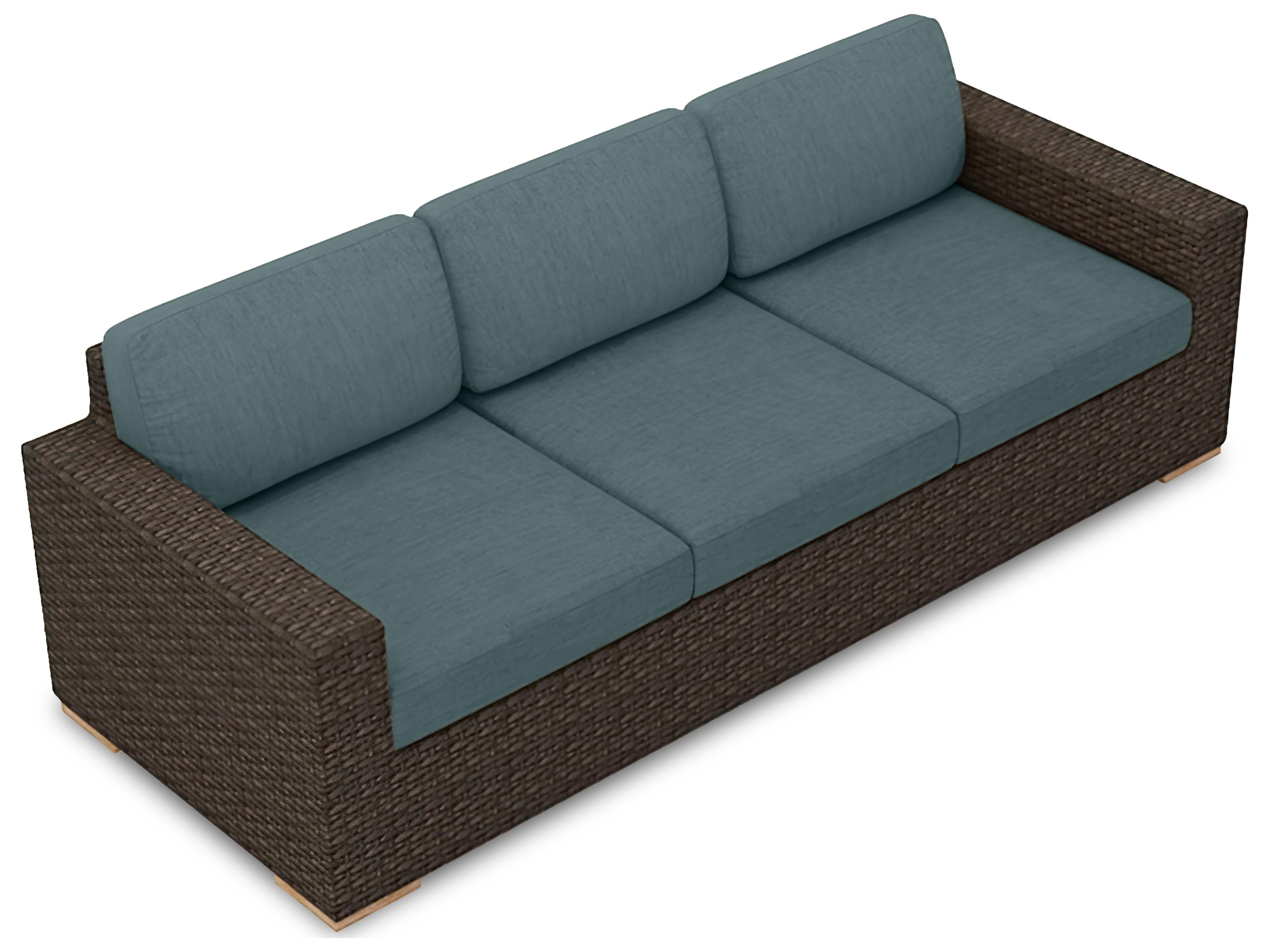 Harmonia Living Arden Wicker Outdoor Sofa