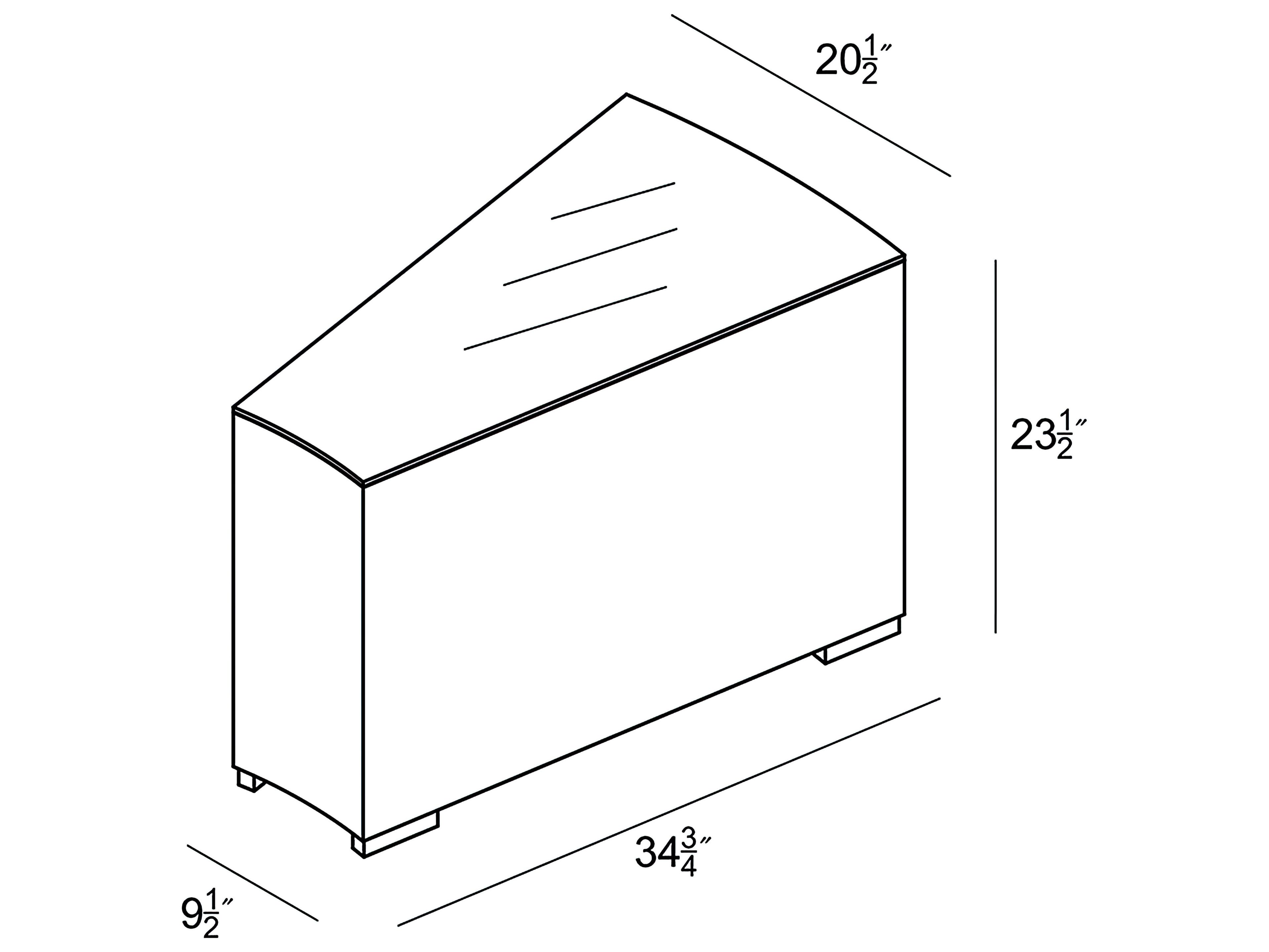 Harmonia Living Arden Wicker Rectangular Glass Top Wedge End table