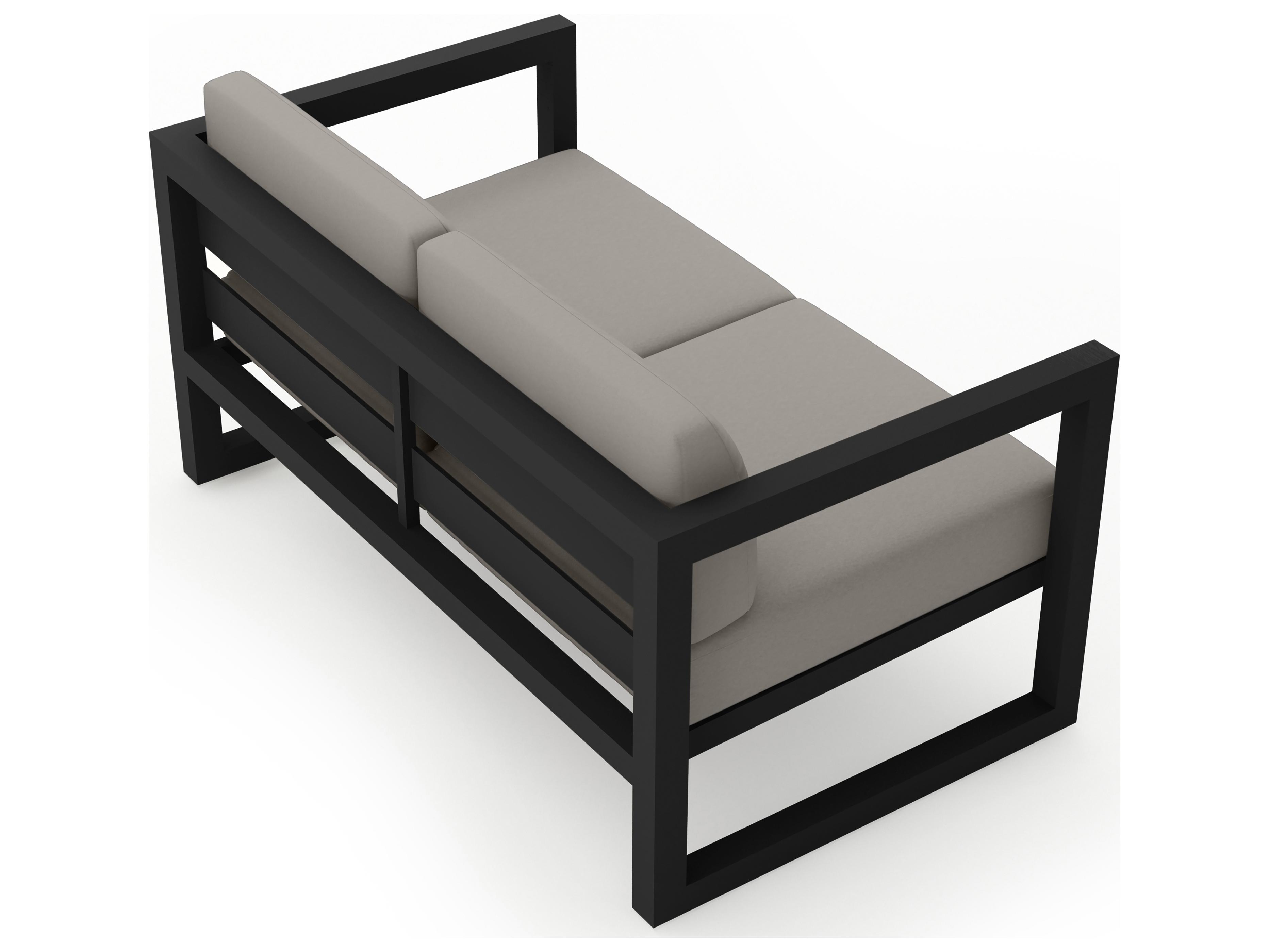 Harmonia Living Avion Aluminum Outdoor Patio Loveseat